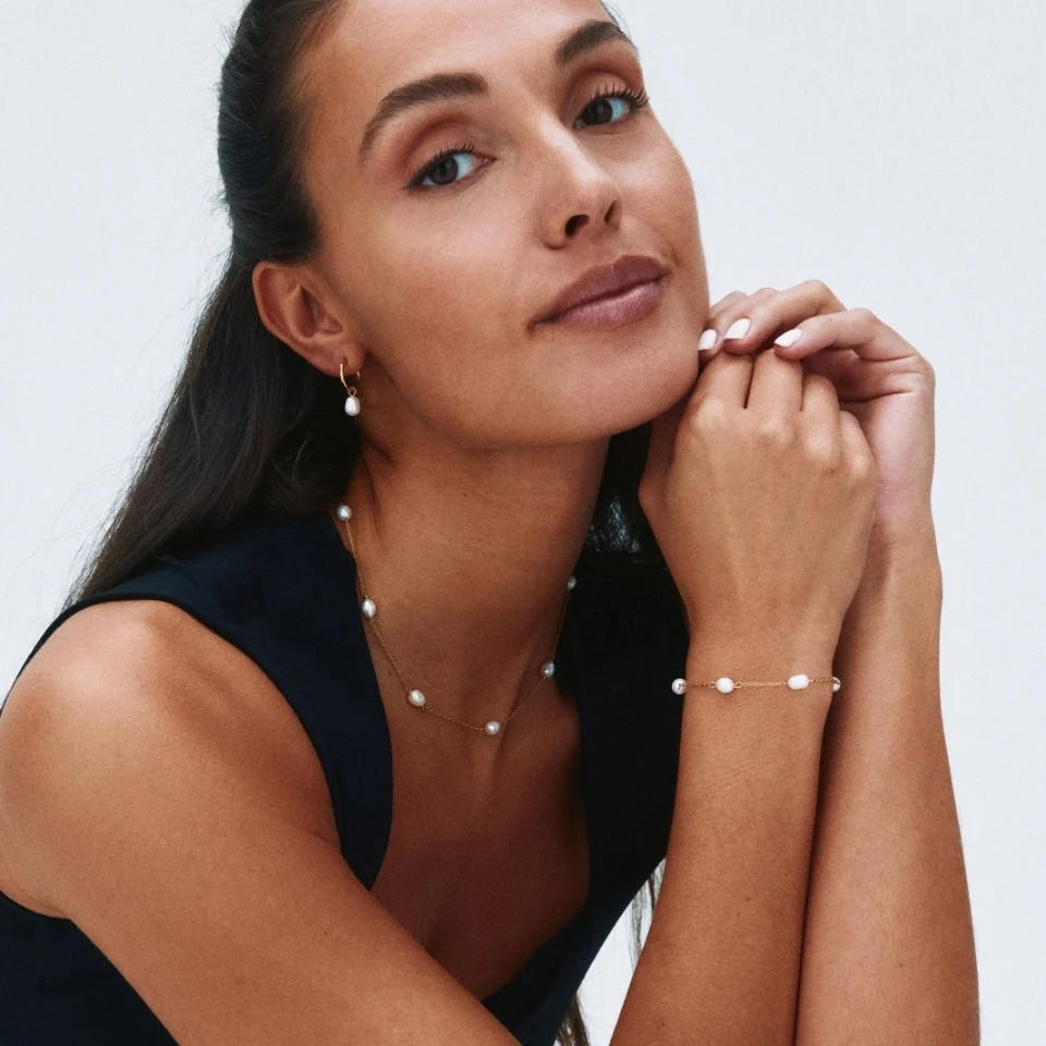 Edblad Naszyjnik Perla Necklace Multi Gold