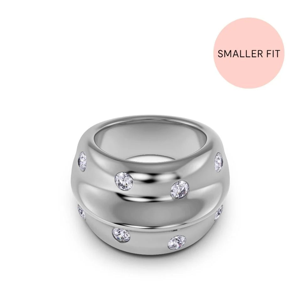 Edblad Pierścionek Barre Ring Maxi Steel