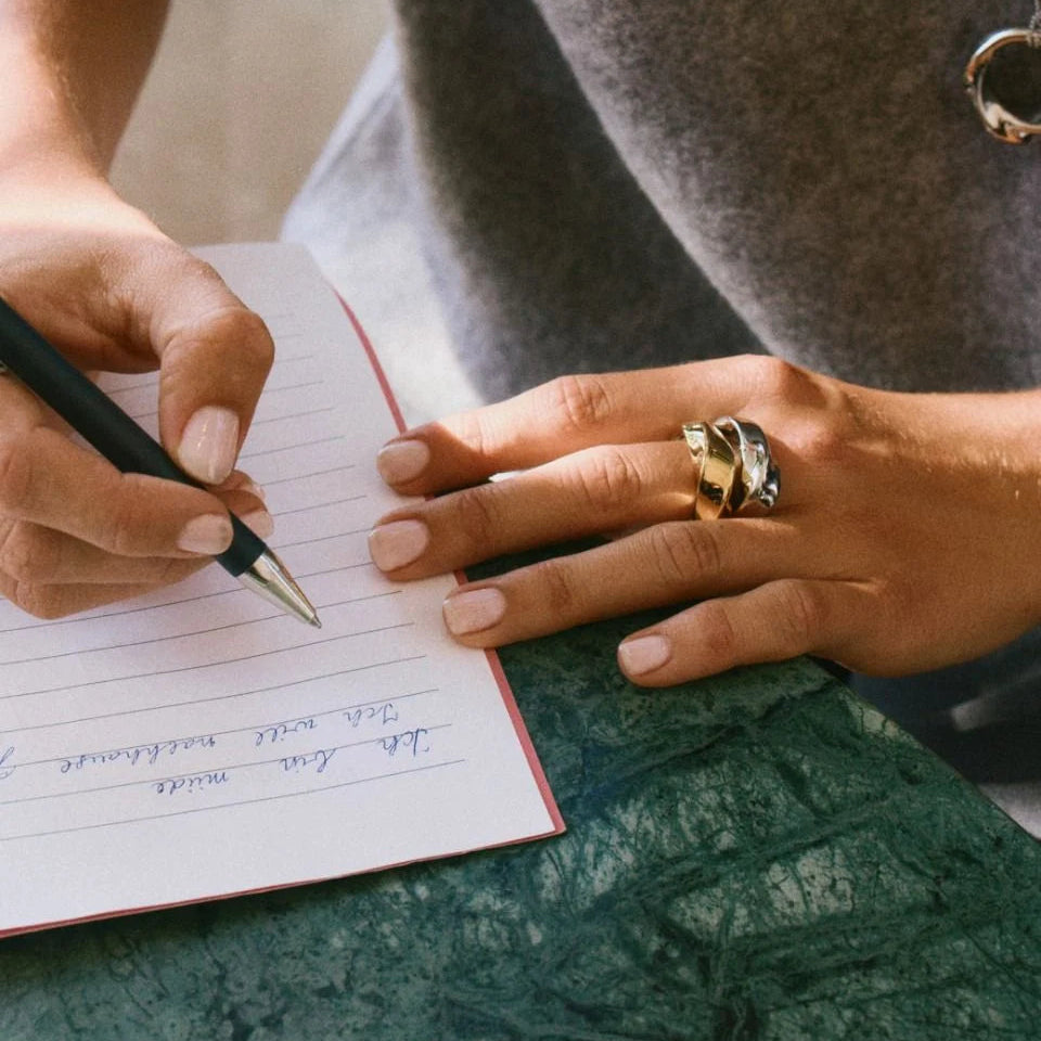 Edblad Pierścionek Helix Ring Steel