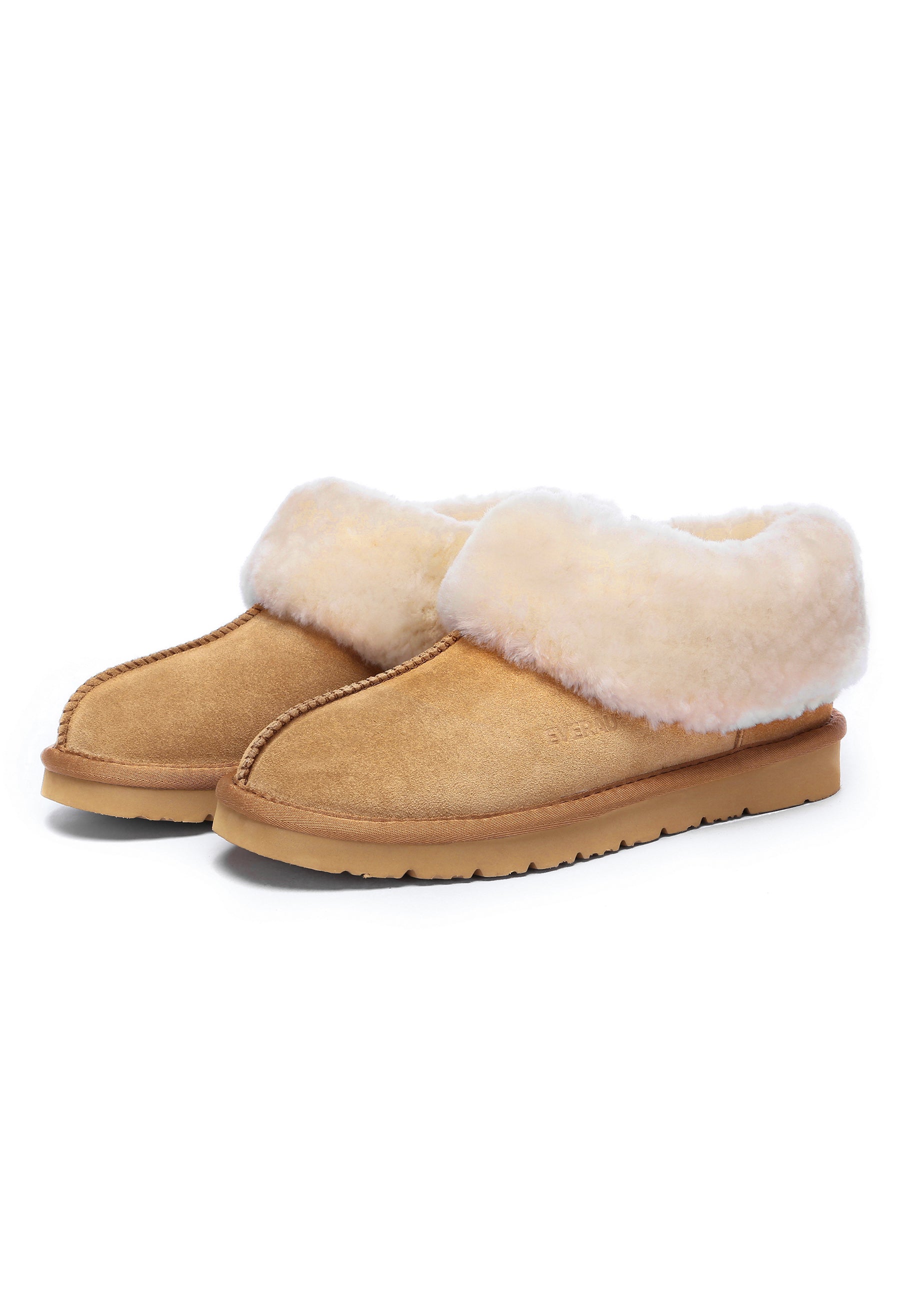 EVERAU Ibis Chestnut Slippers Kapcie Brązowe