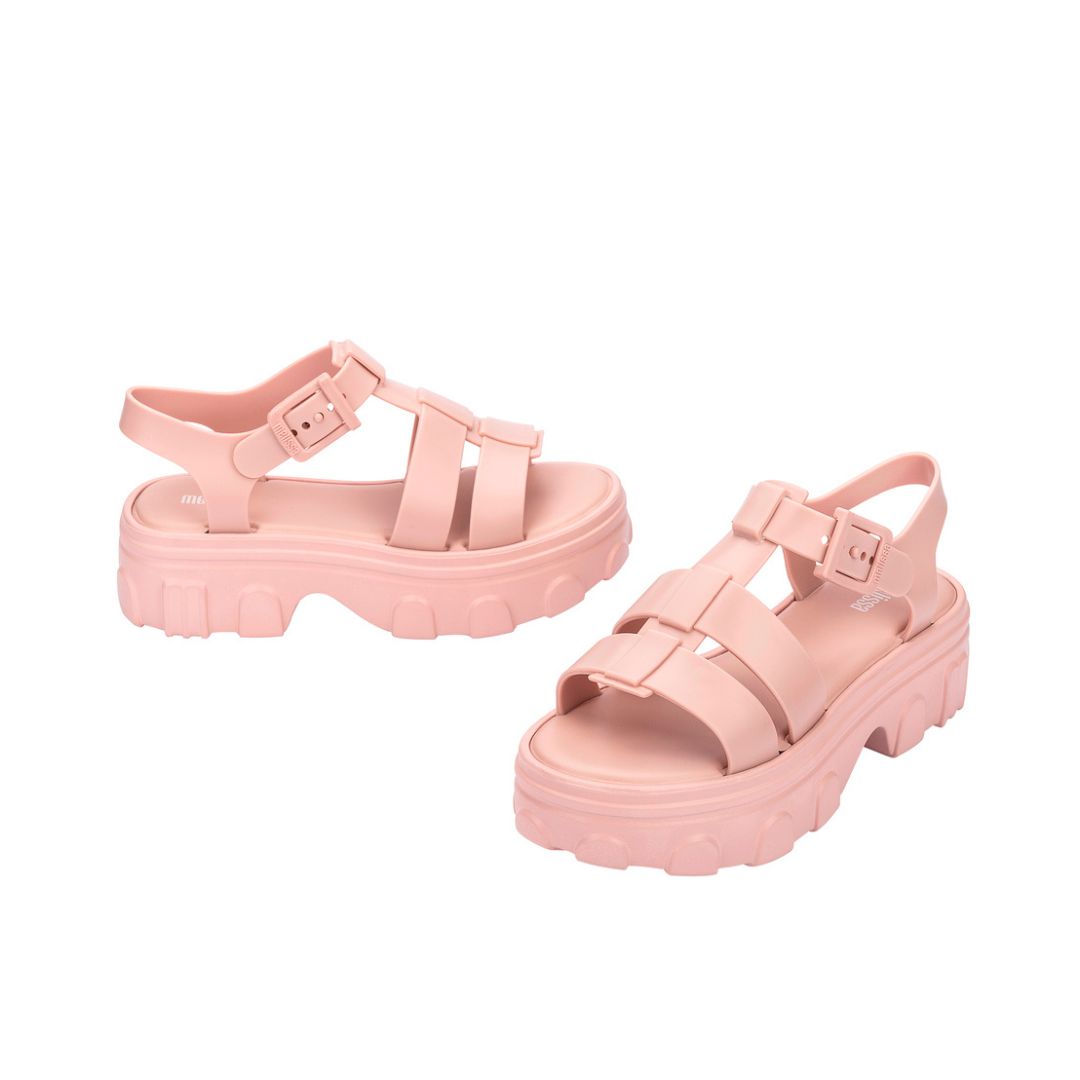 Melissa Ella Ad Pink Sandały Damskie Na Platformie Różowe