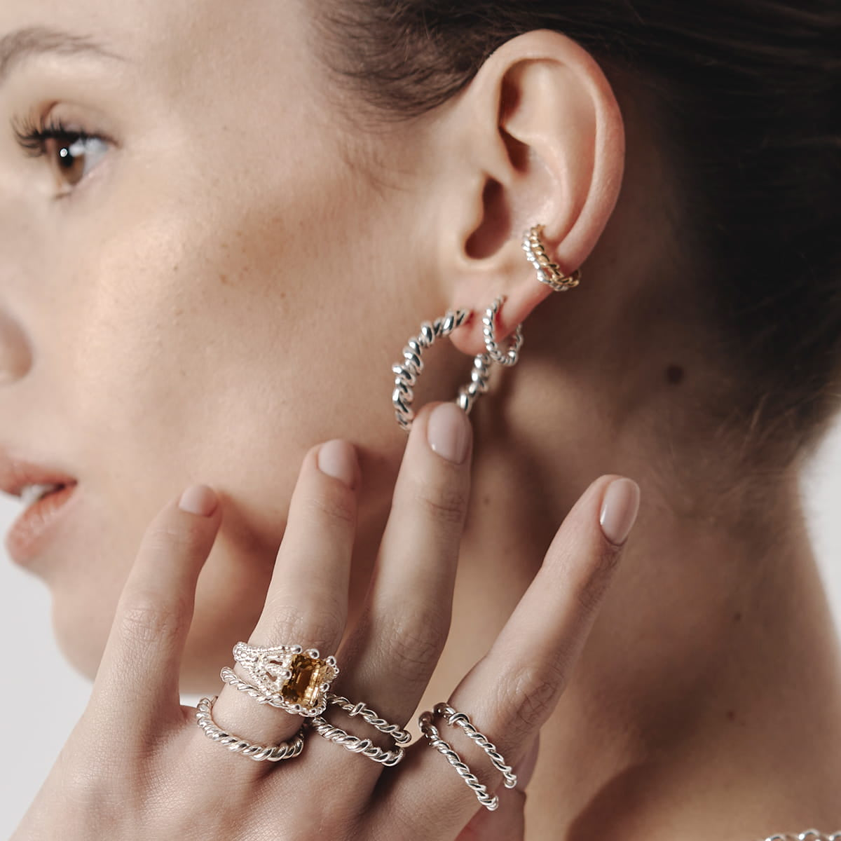 Maar Kolczyki Natalie earrings Srebrne