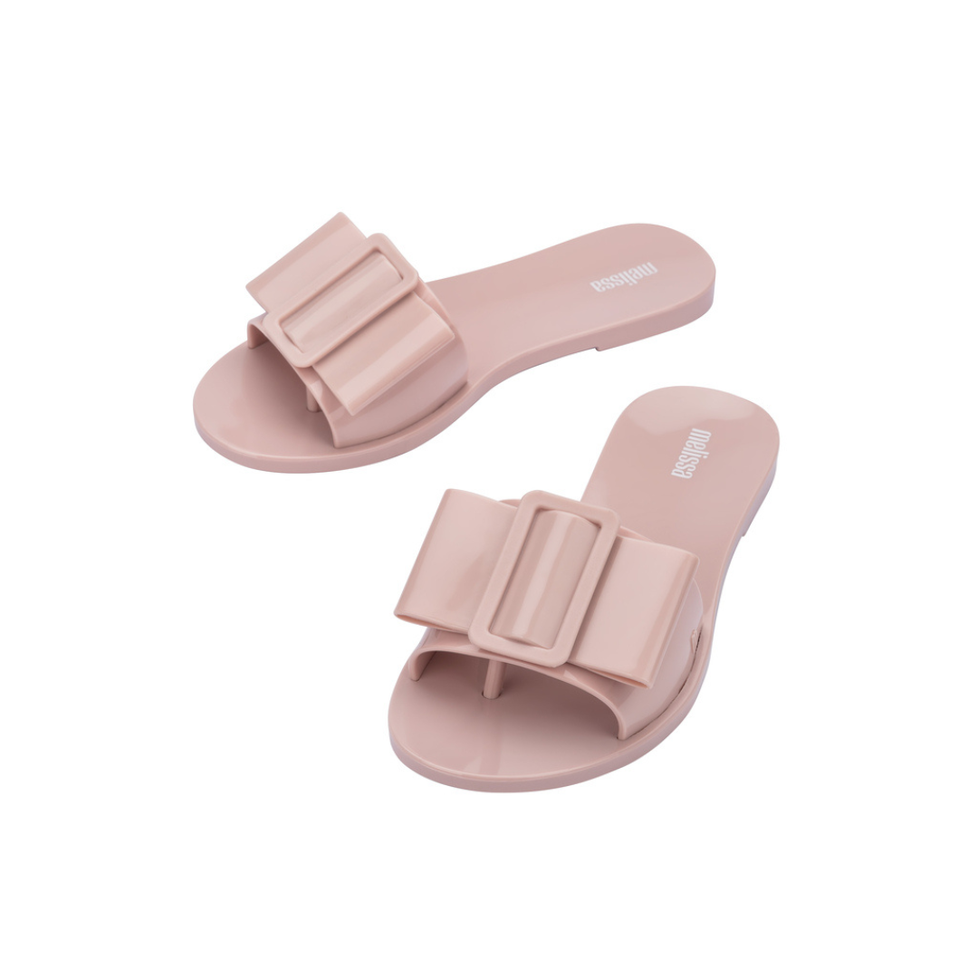 Melissa Babe Ad Nude Klapki Damskie Beżowe