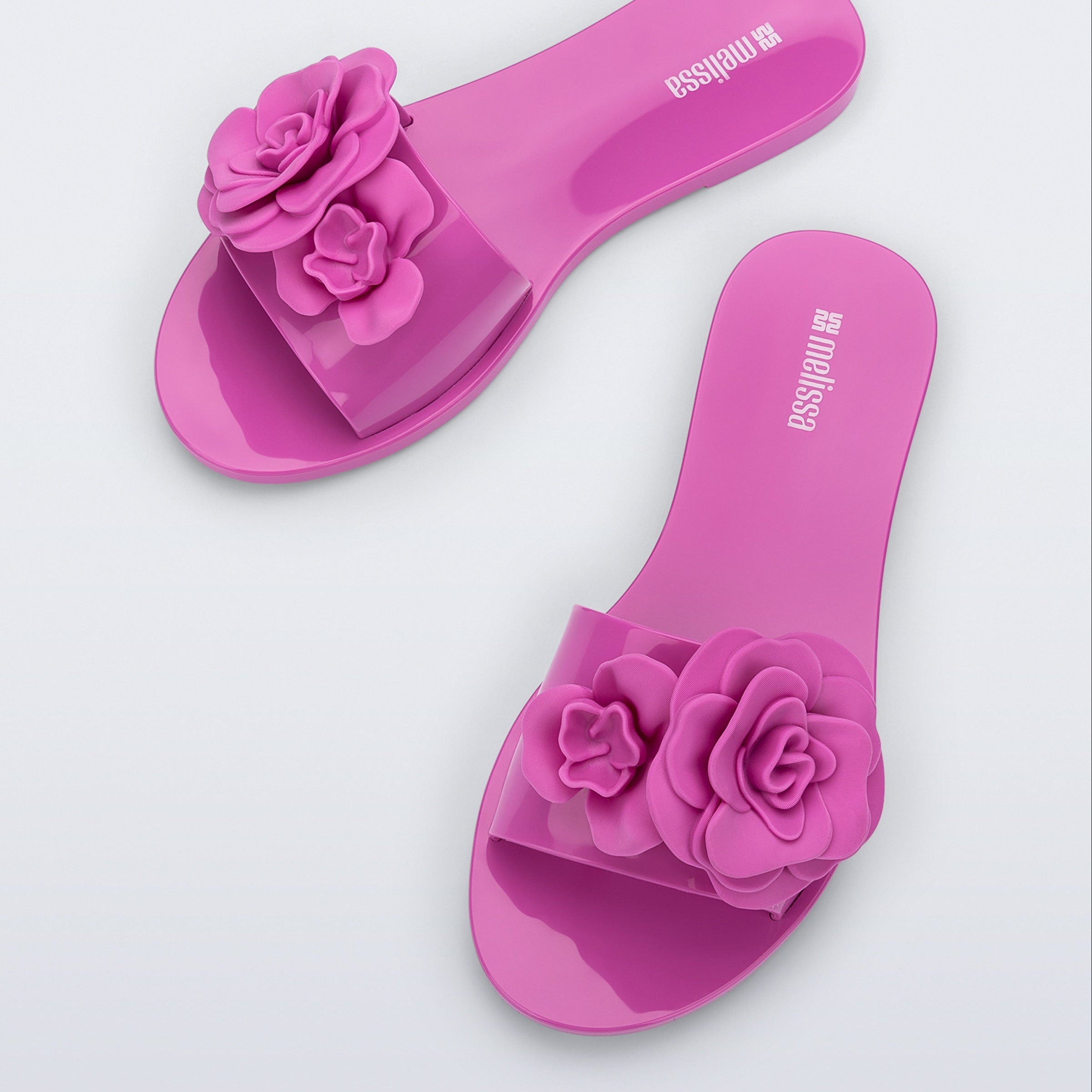 Melissa Babe Petals Ad Lilac Klapki Damskie Liliowe