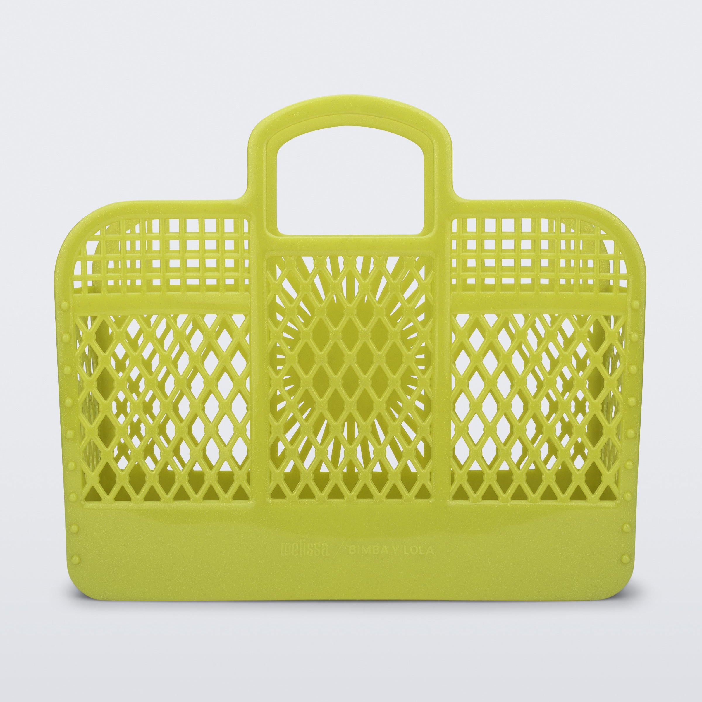 Melissa Bag + Bimba Y Lola Glitter Green Torba Damska Zielona Brokat