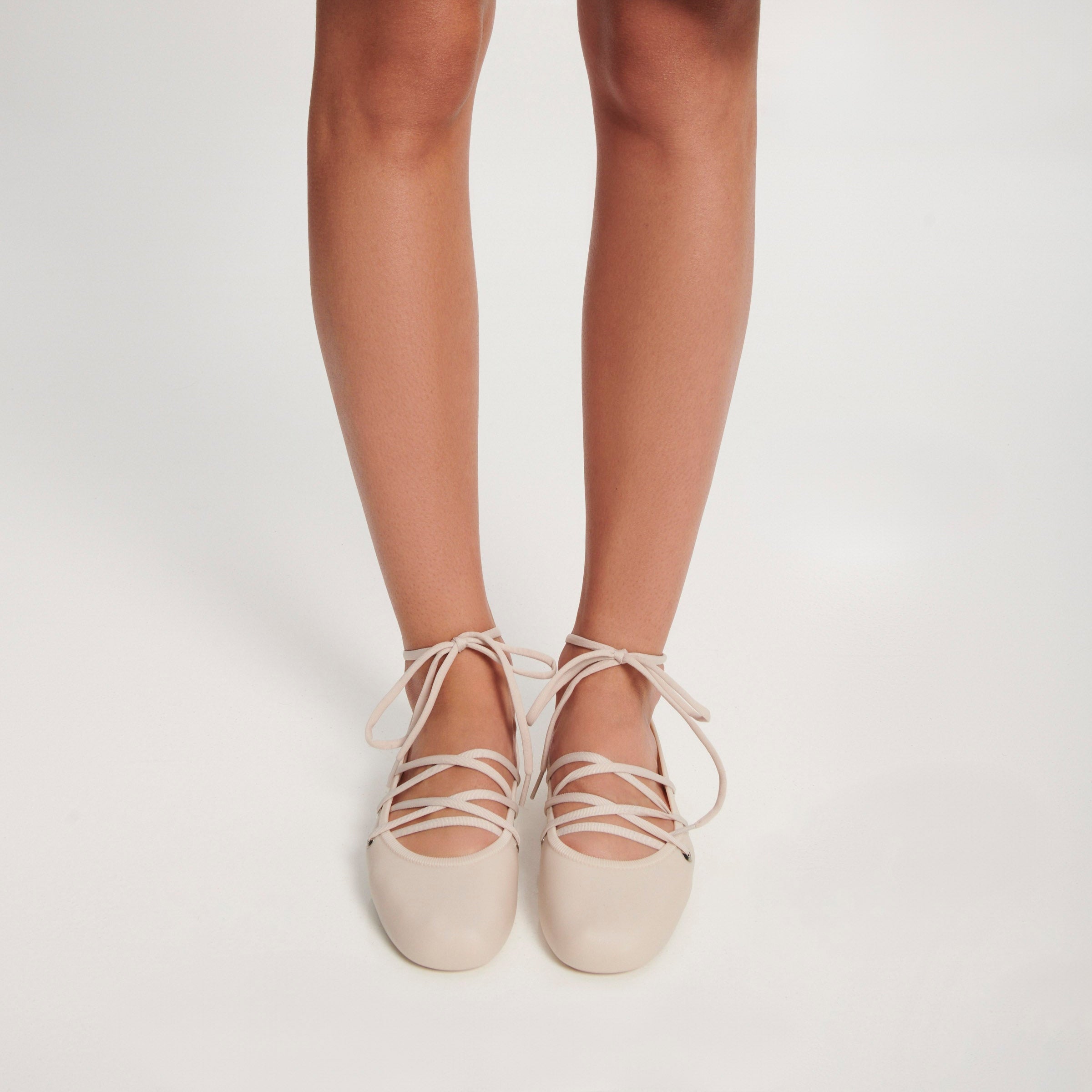 Melissa Beta AD Beige Baleriny Damskie Beżowe