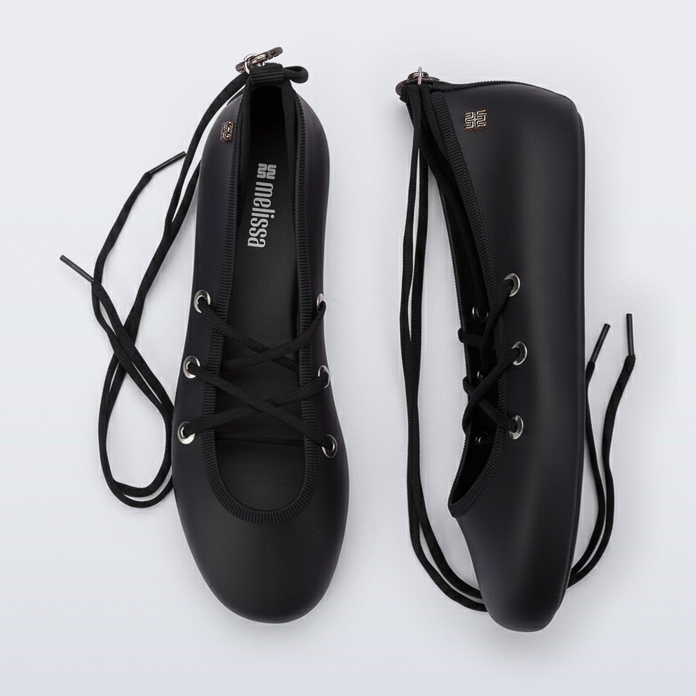 Melissa Beta AD Black Baleriny Damskie Czarne