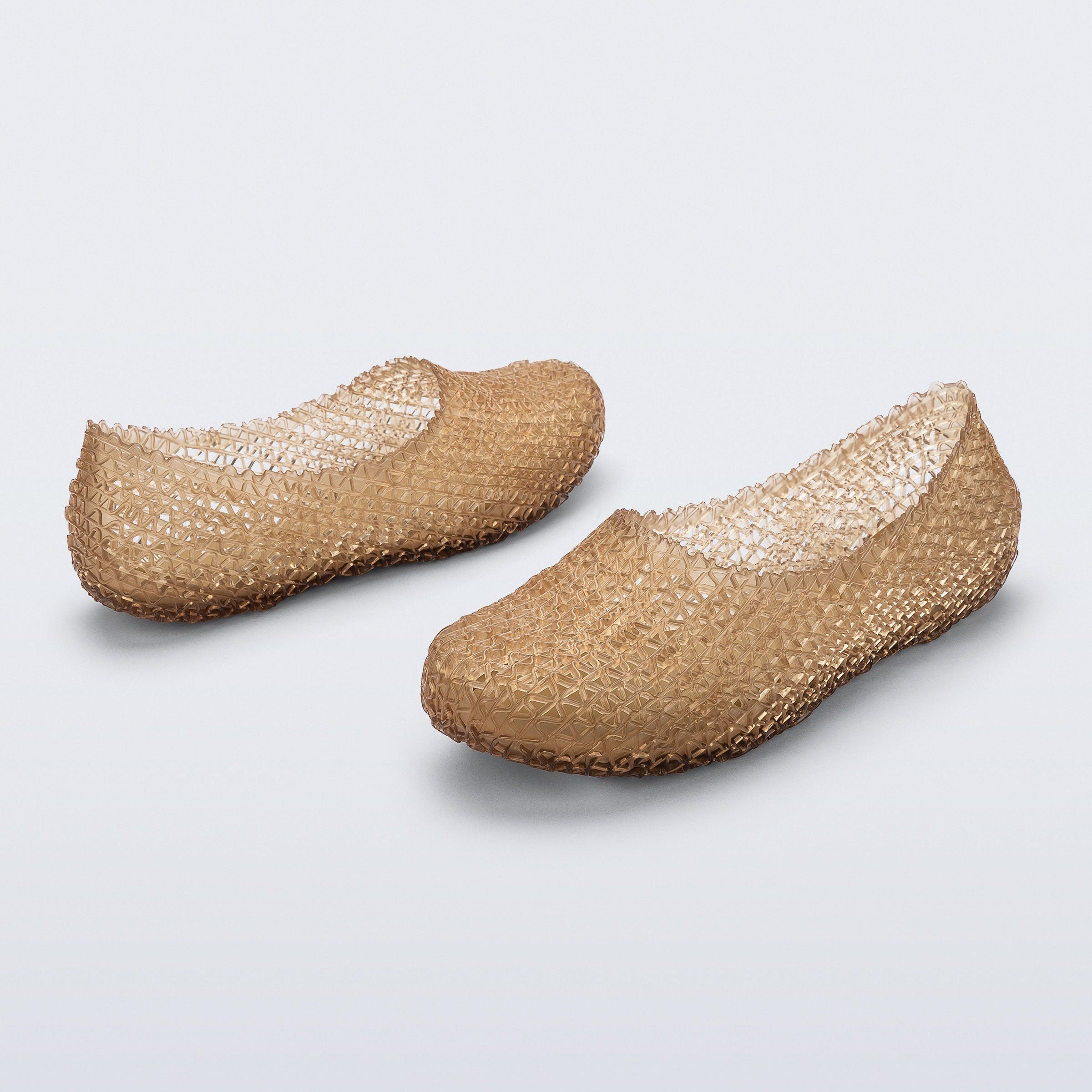 Melissa Campana Papel Hug AD Clear Beige Baleriny Damskie Beżowe