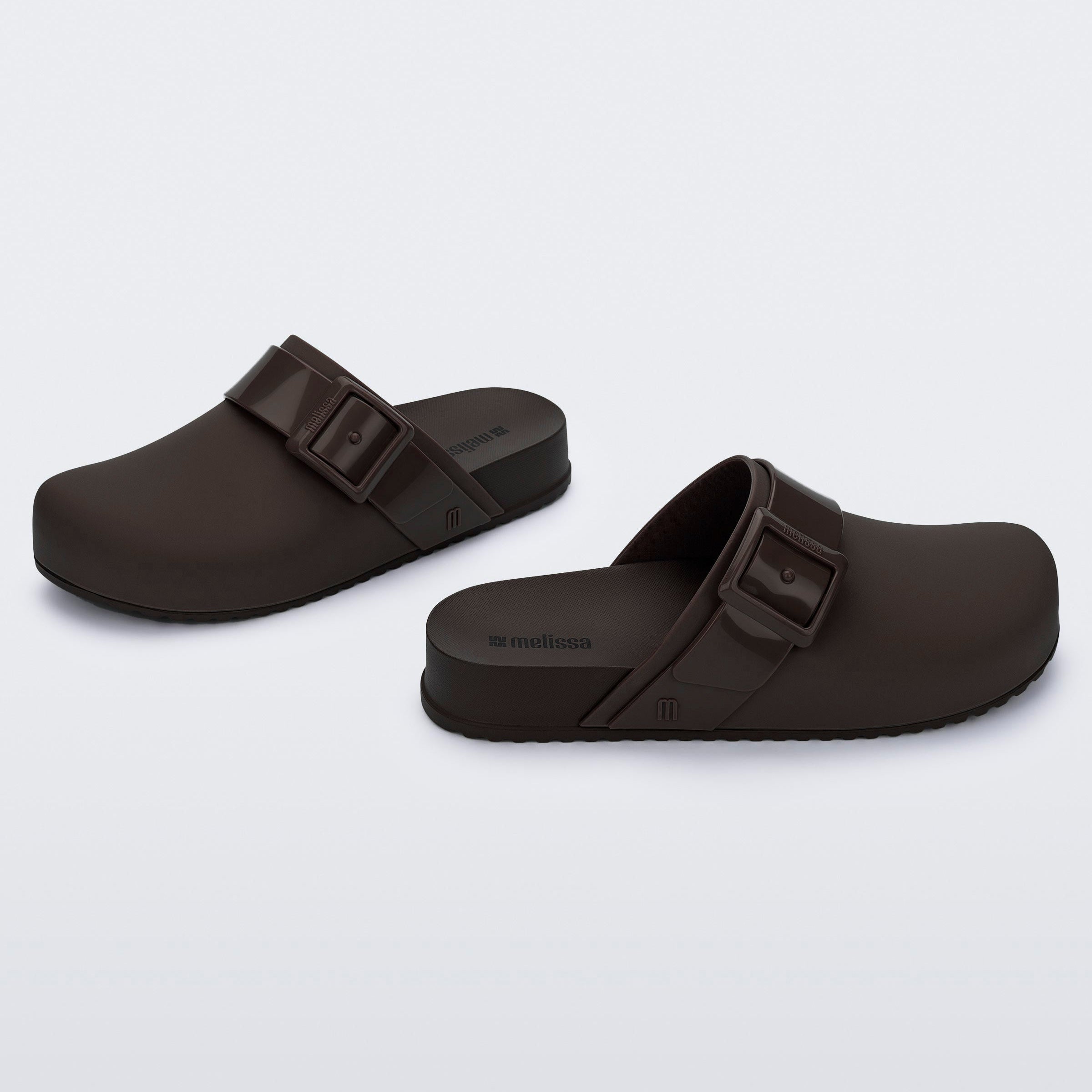 Melissa Cozy Clog AD Brown Klapki Damskie Brązowe