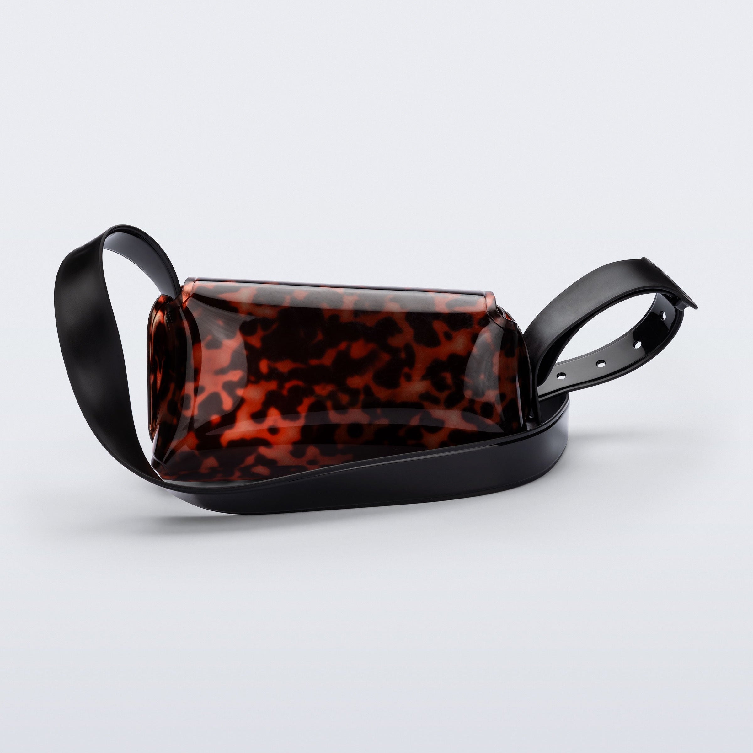 Melissa Cross Bag II Clear Black / Tortoise Torebka Czarna