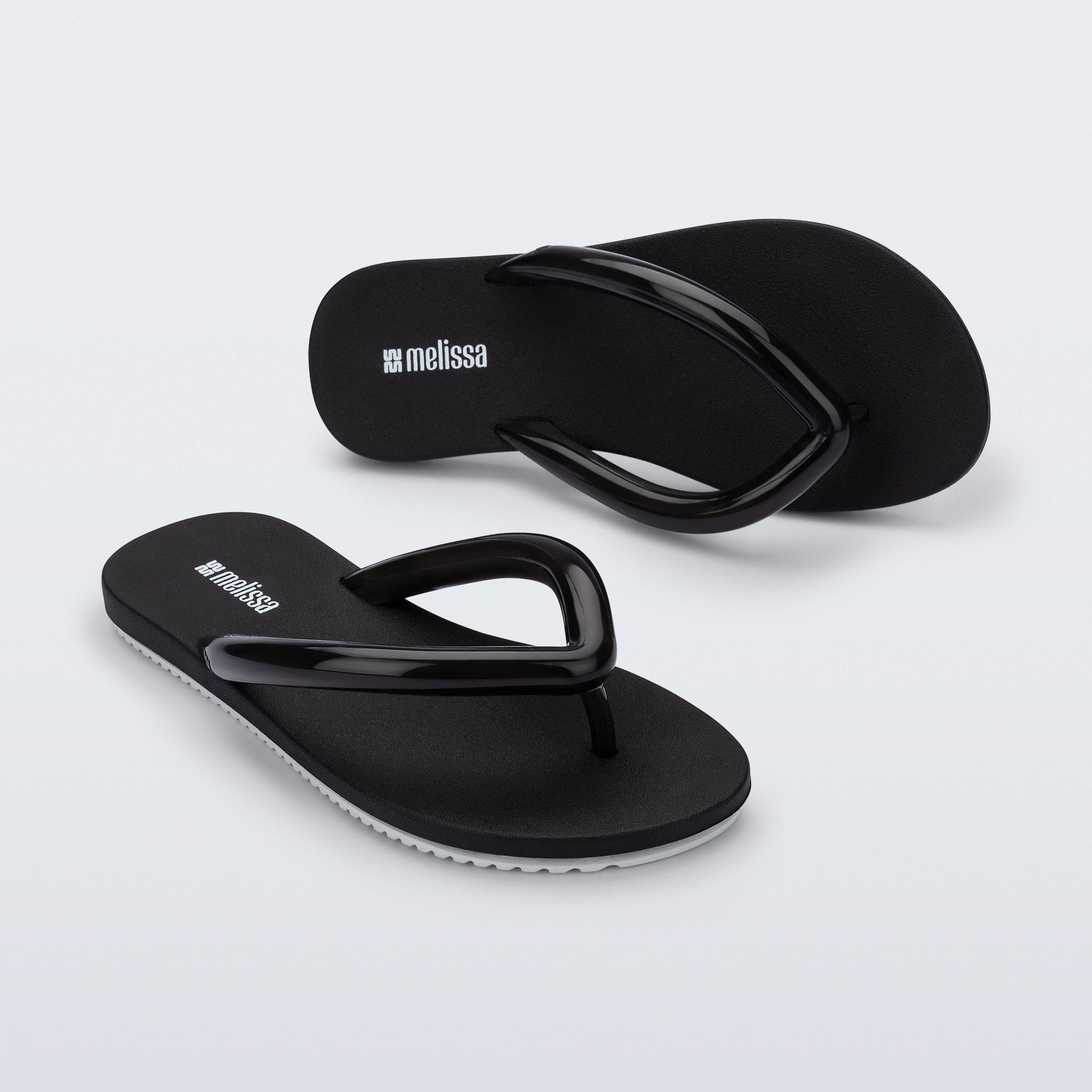 Melissa Flip Flop Airflow AD Black / White Japonki Damskie Czarne