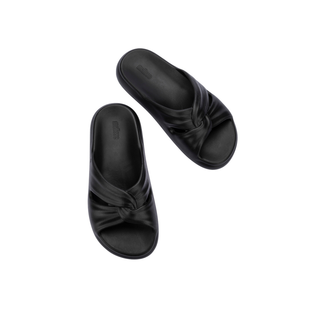 Melissa Free Slide AD Black/Beige Klapki Damskie Czarne