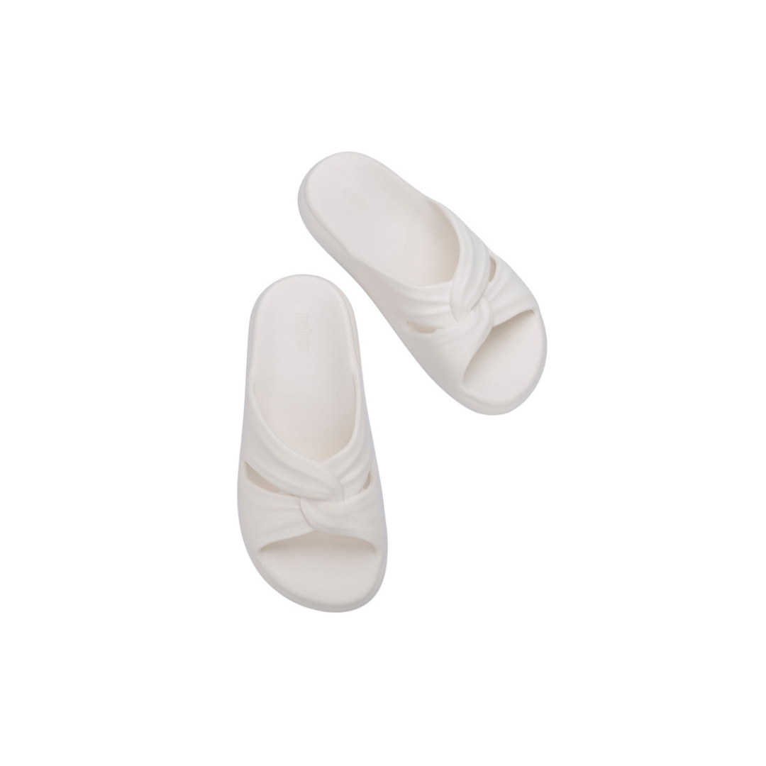 Melissa Free Slide AD White/Black Klapki Damskie Białe