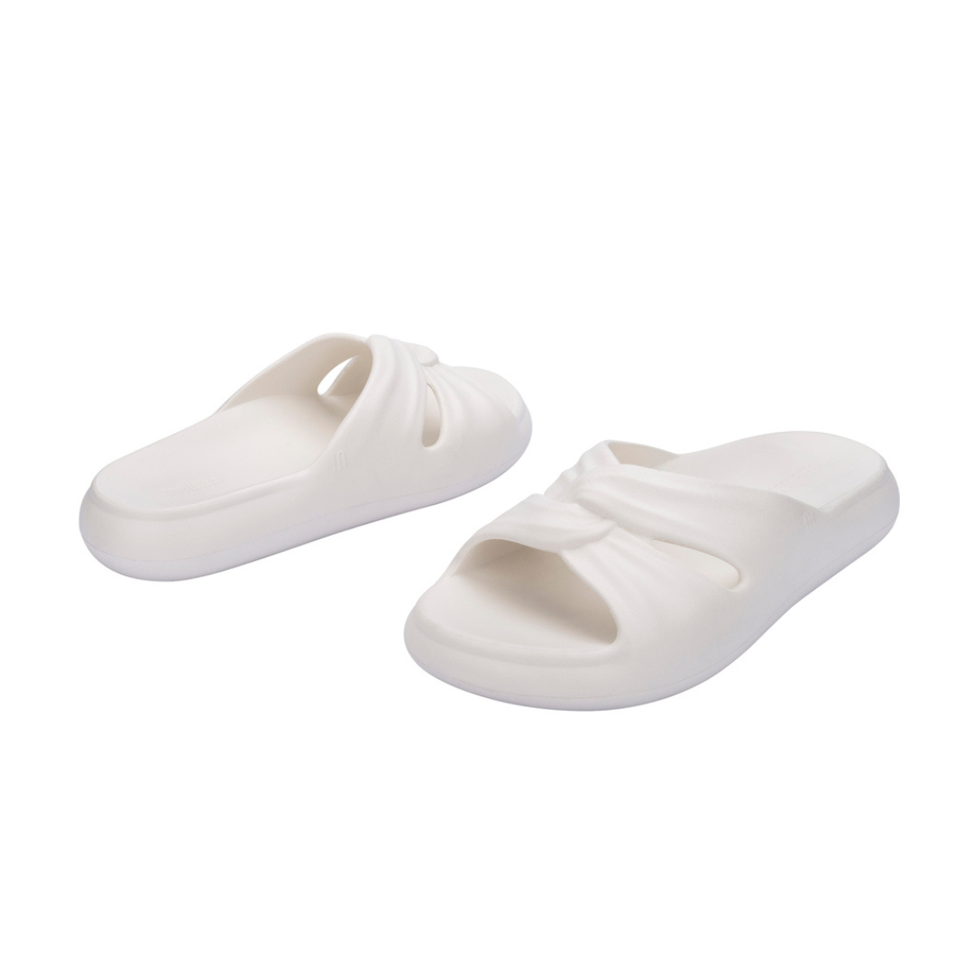 Melissa Free Slide AD White/Black Klapki Damskie Białe