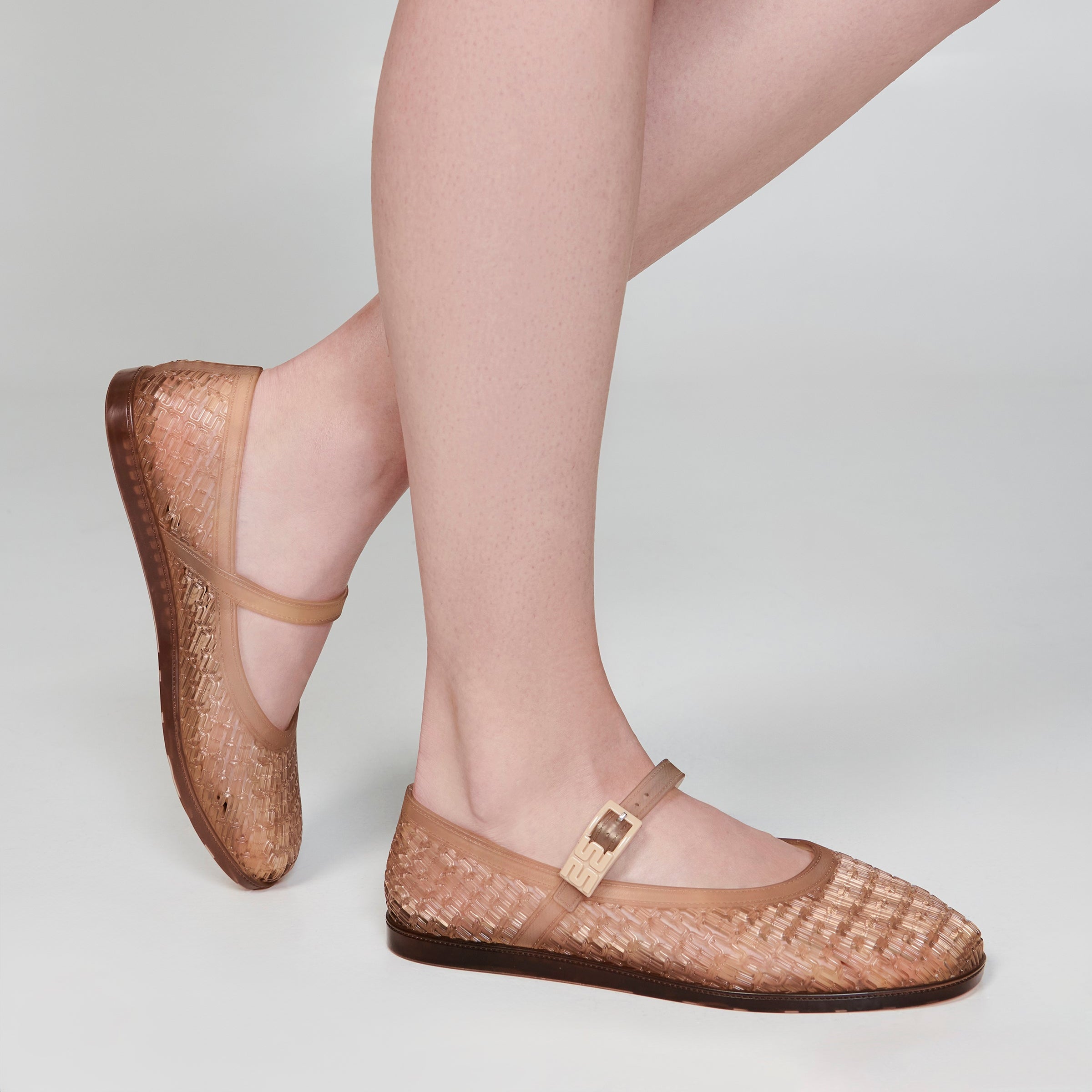 Melissa Harper AD Beige Baleriny Damskie Beżowe