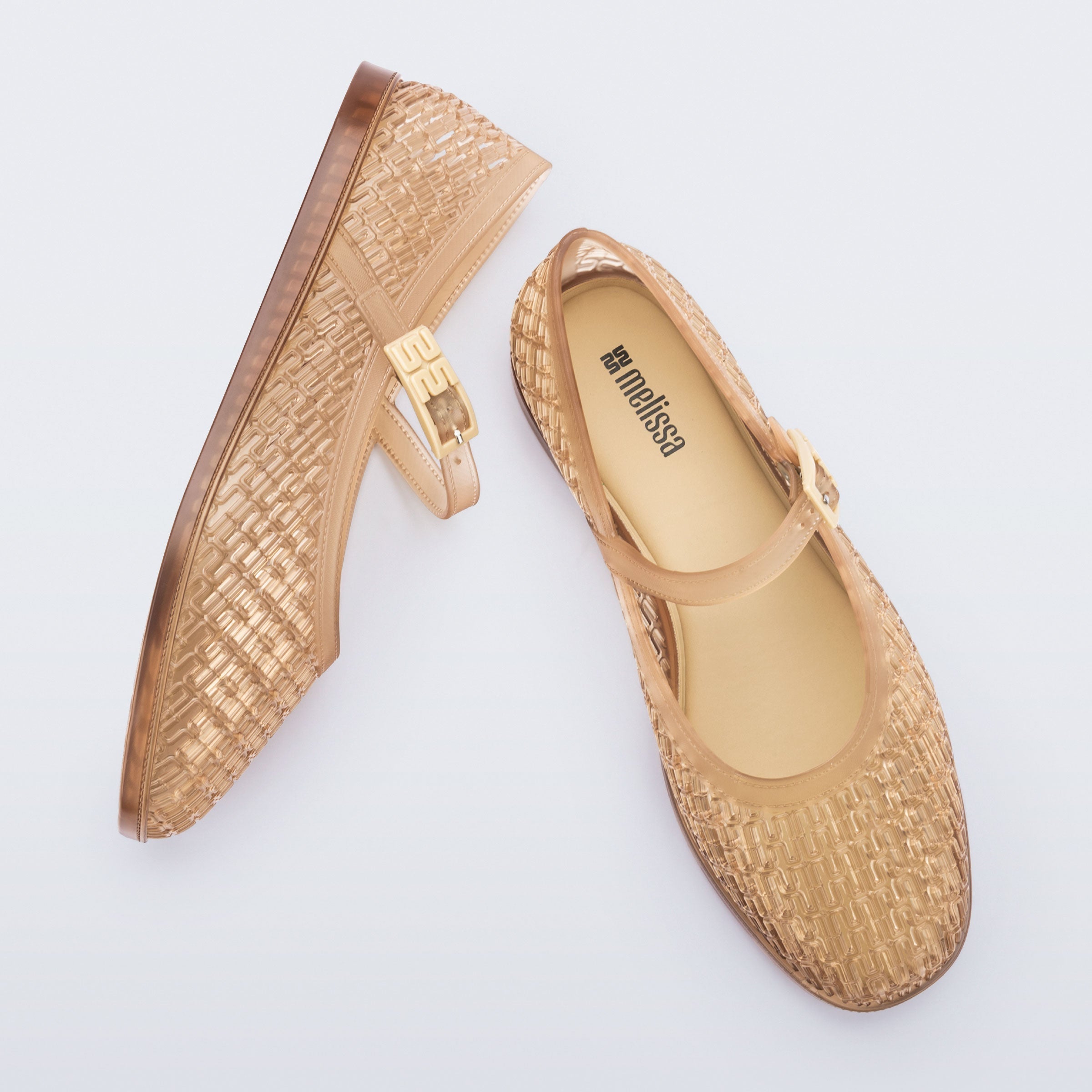 Melissa Harper AD Beige Baleriny Damskie Beżowe