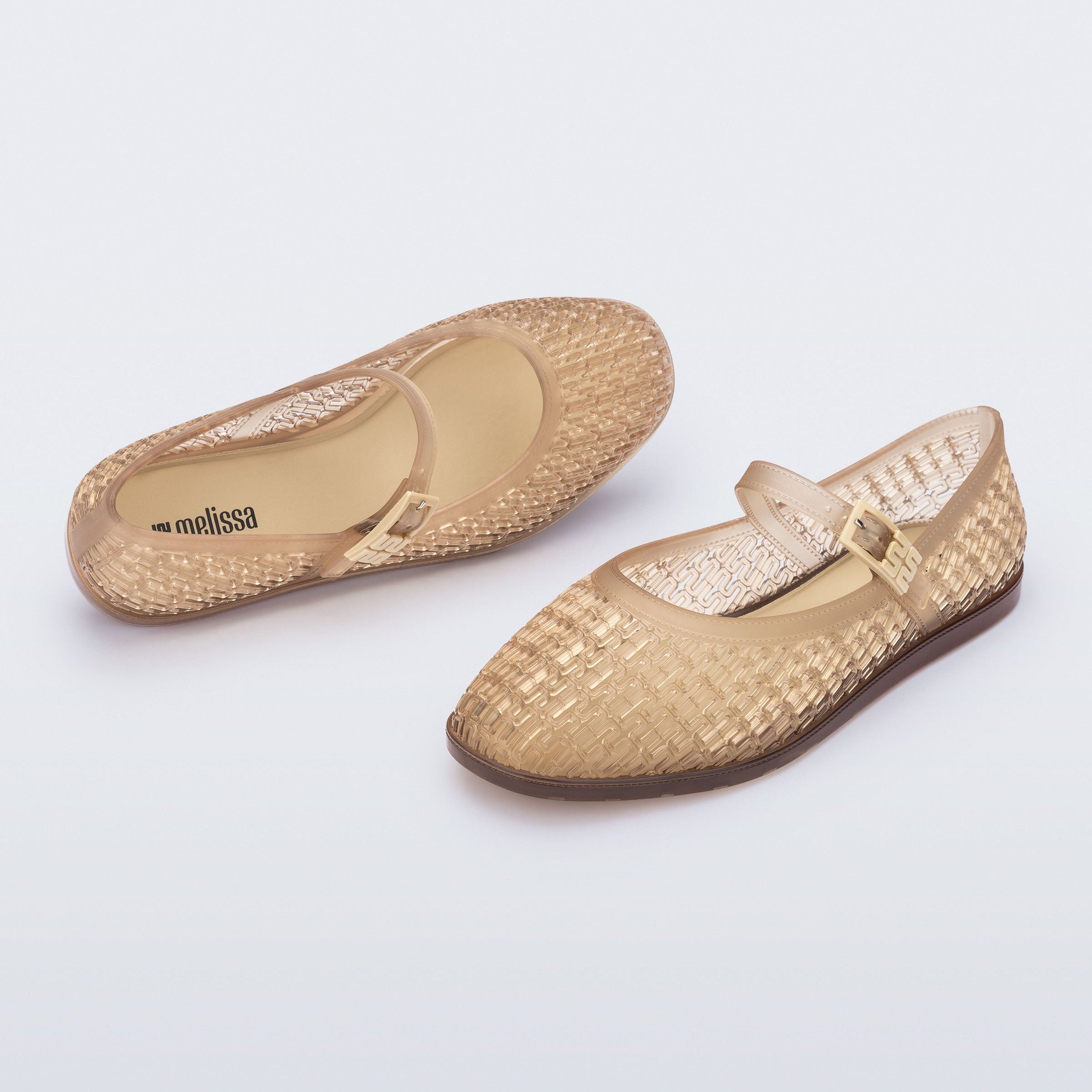 Melissa Harper AD Beige Baleriny Damskie Beżowe