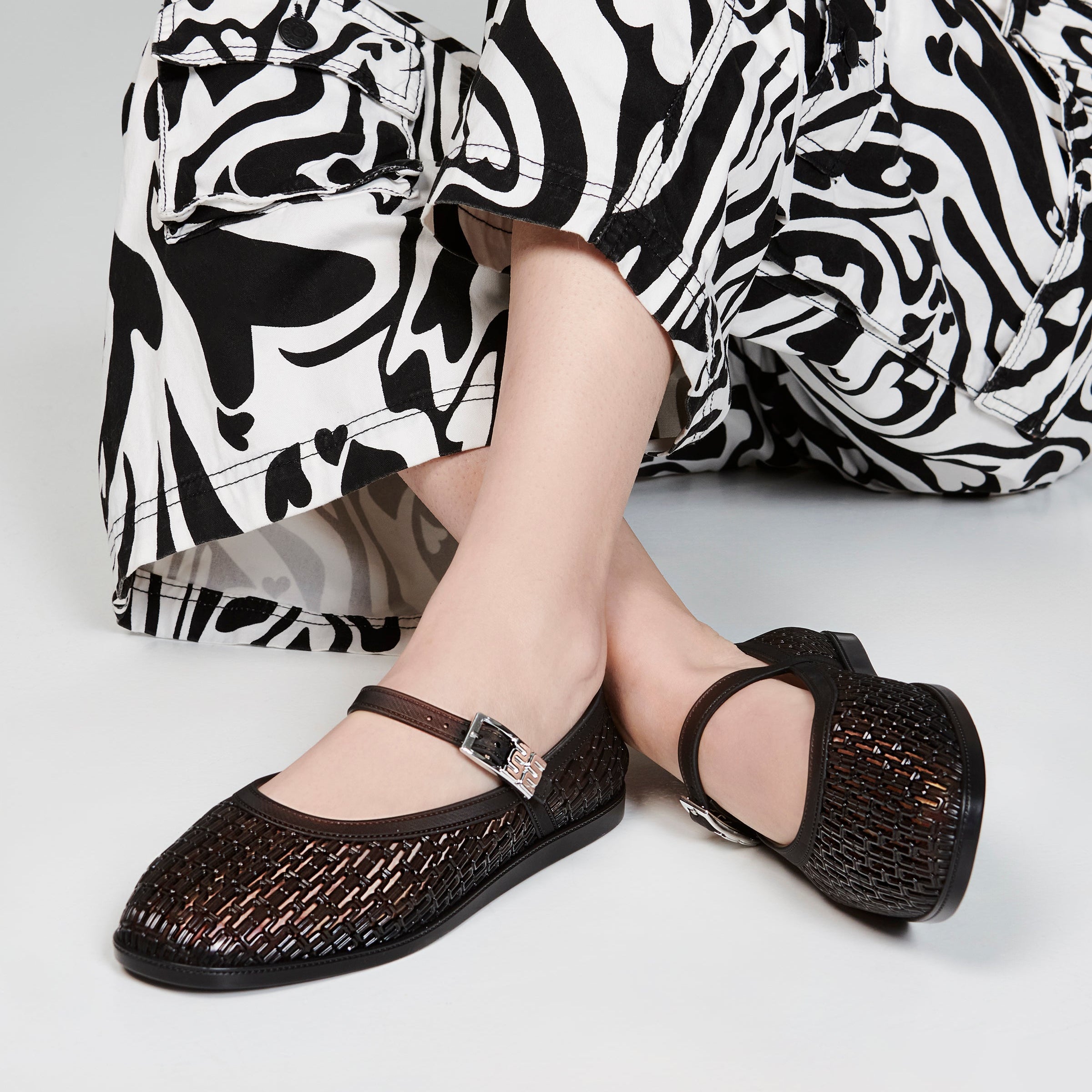 Melissa Harper AD Black Baleriny Damskie Czarne