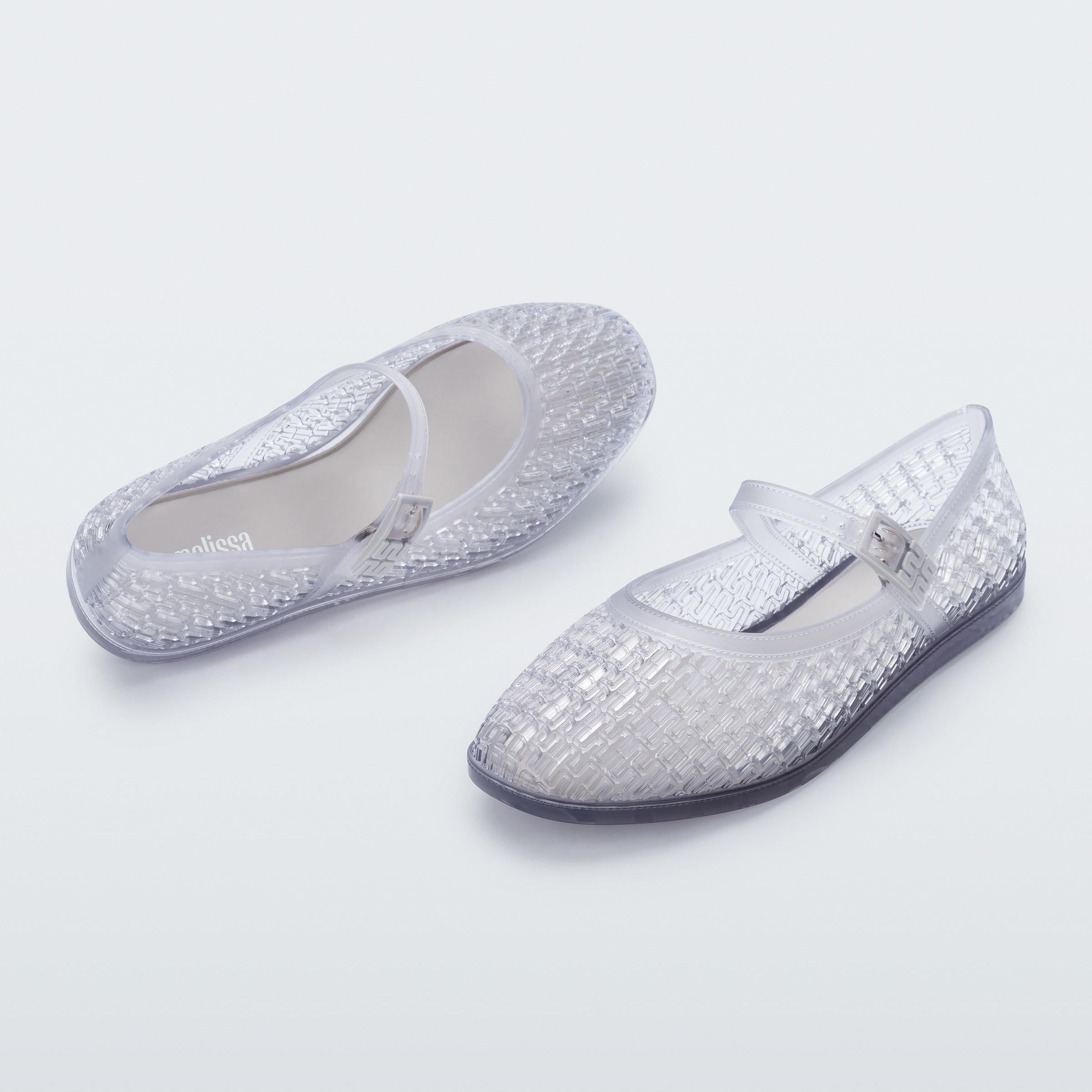 Melissa Harper Ad Clear Klapki Damskie Transparentne