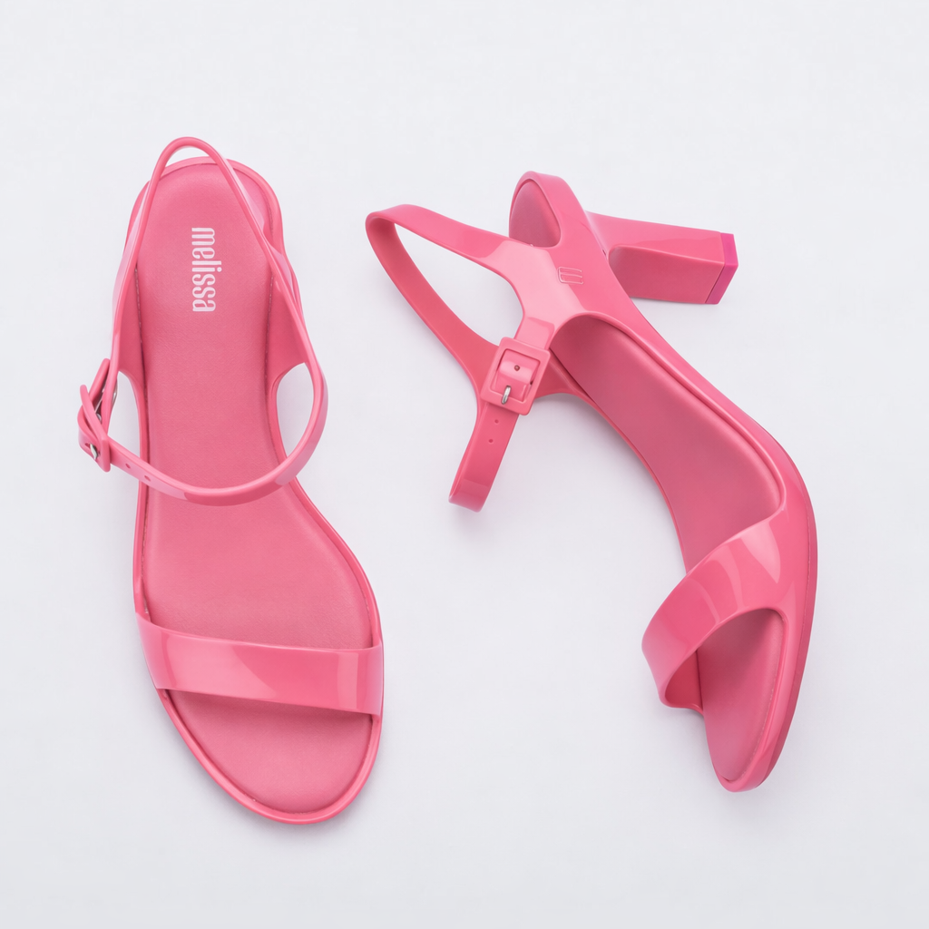 Melissa Lady Emme Ad Pink Buty Na Obcasie Damskie Różowe