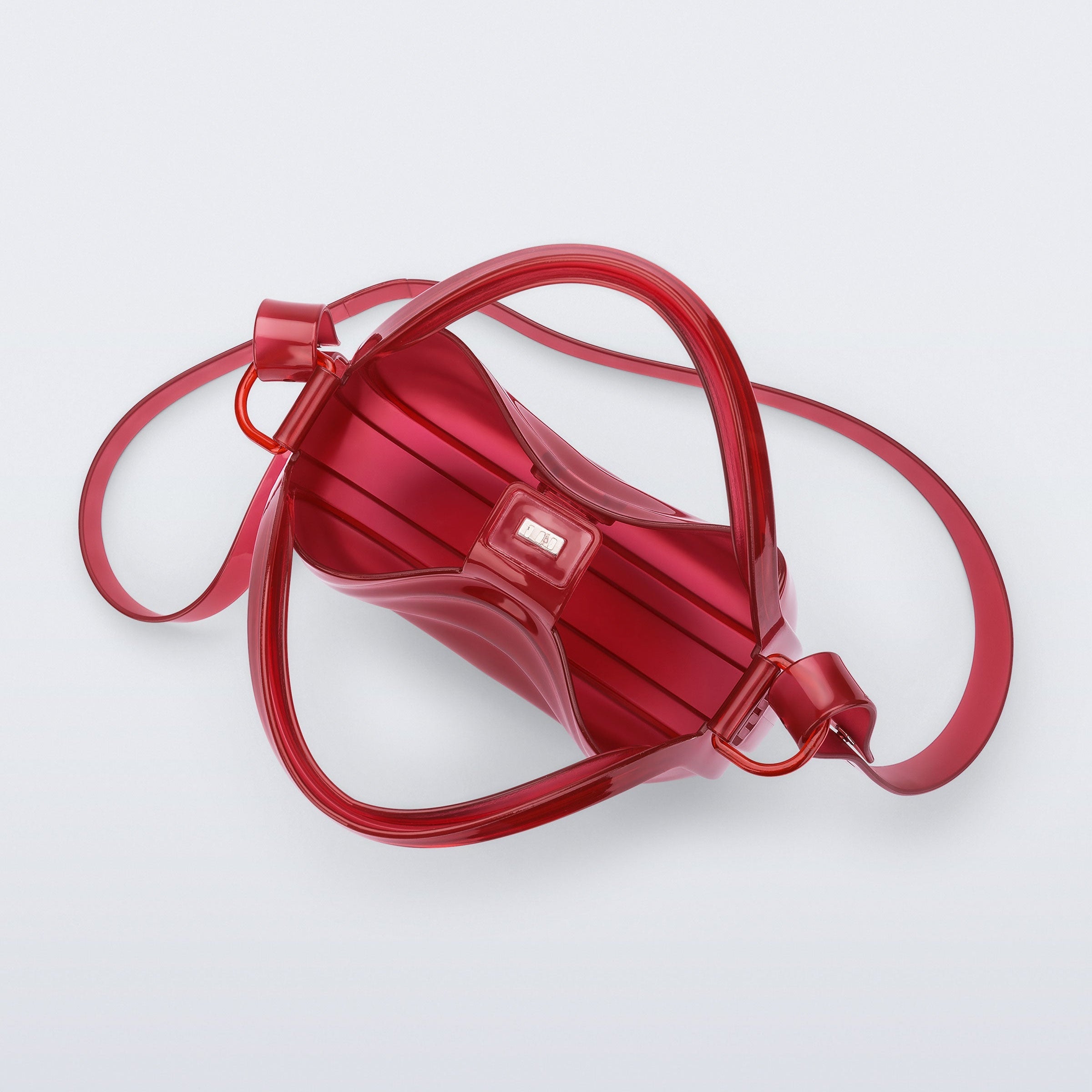Melissa Mirror Bag Transparent Red Torebka Czerwona