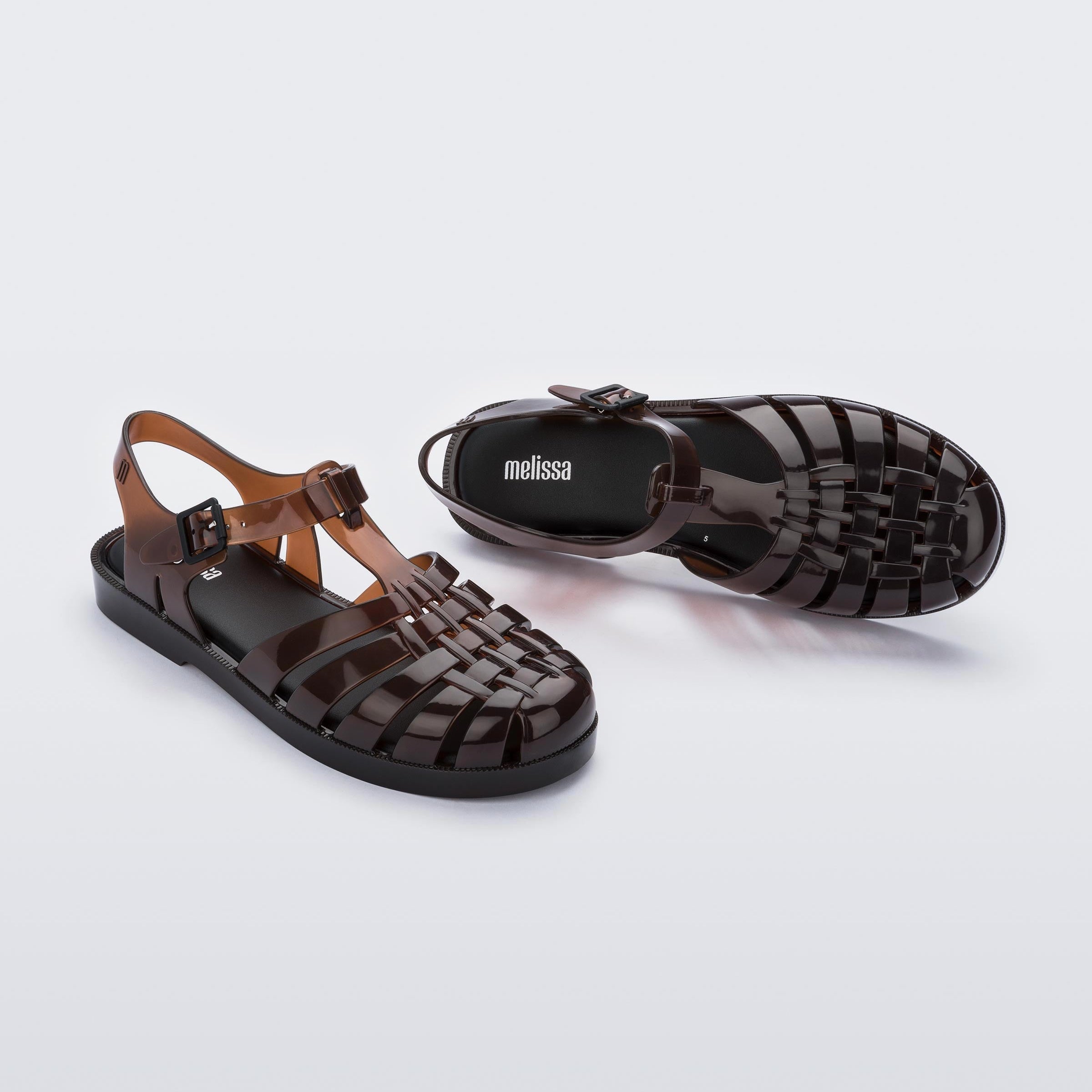 Melissa Possession AD Brown Sandały Damskie Brązowe