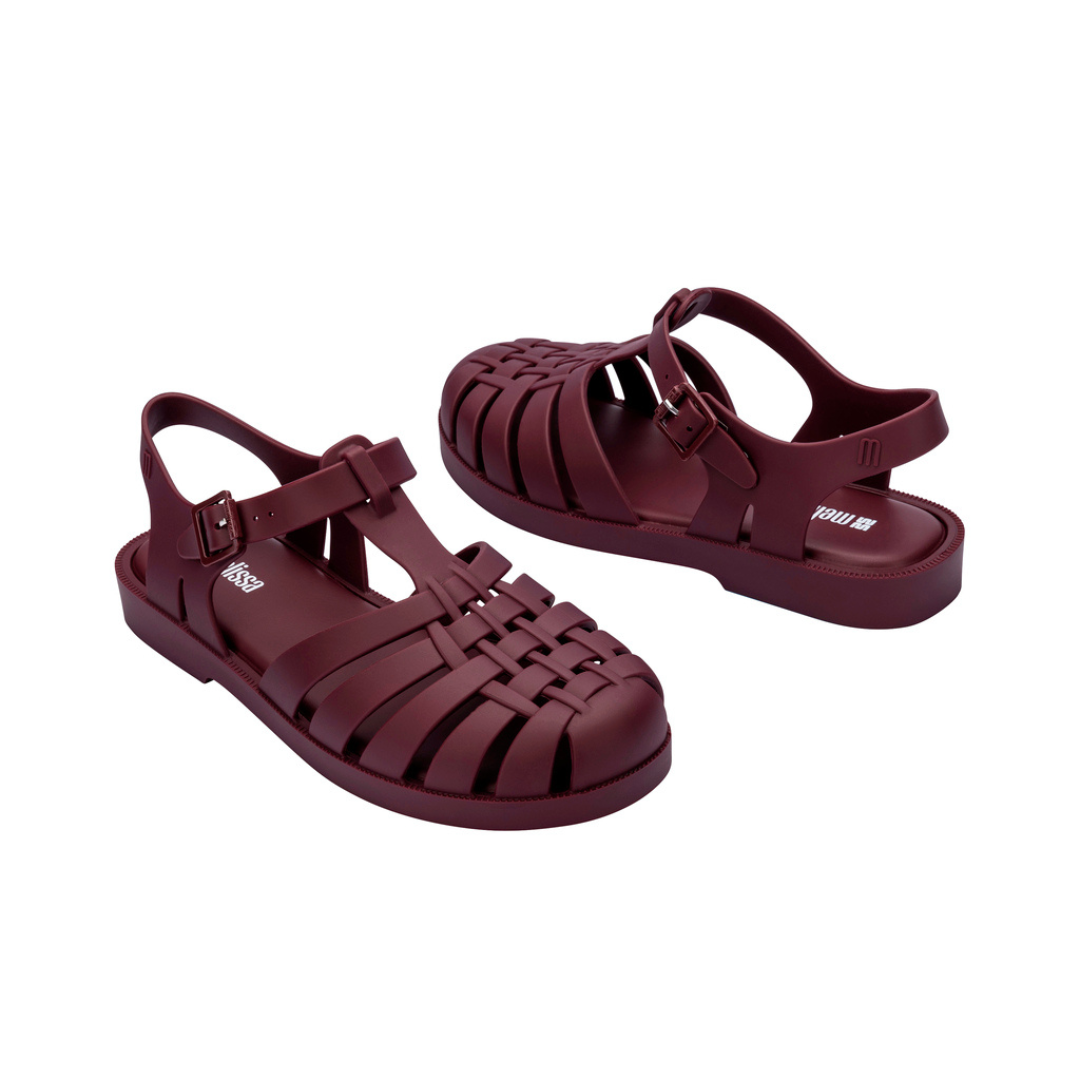 Melissa Possession AD Garnet Fosco/ Matt Sandały Damskie Bordowe