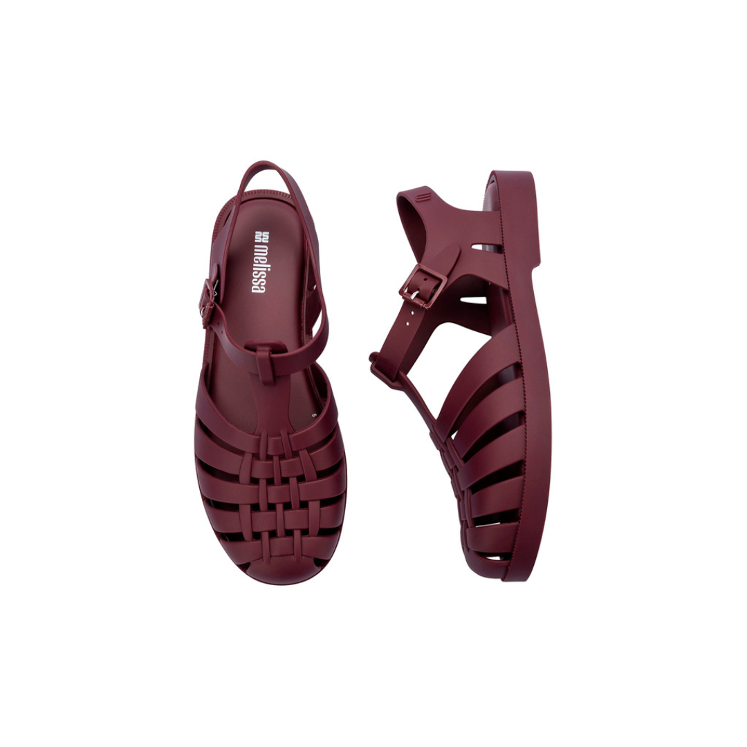 Melissa Possession AD Garnet Fosco/ Matt Sandały Damskie Bordowe