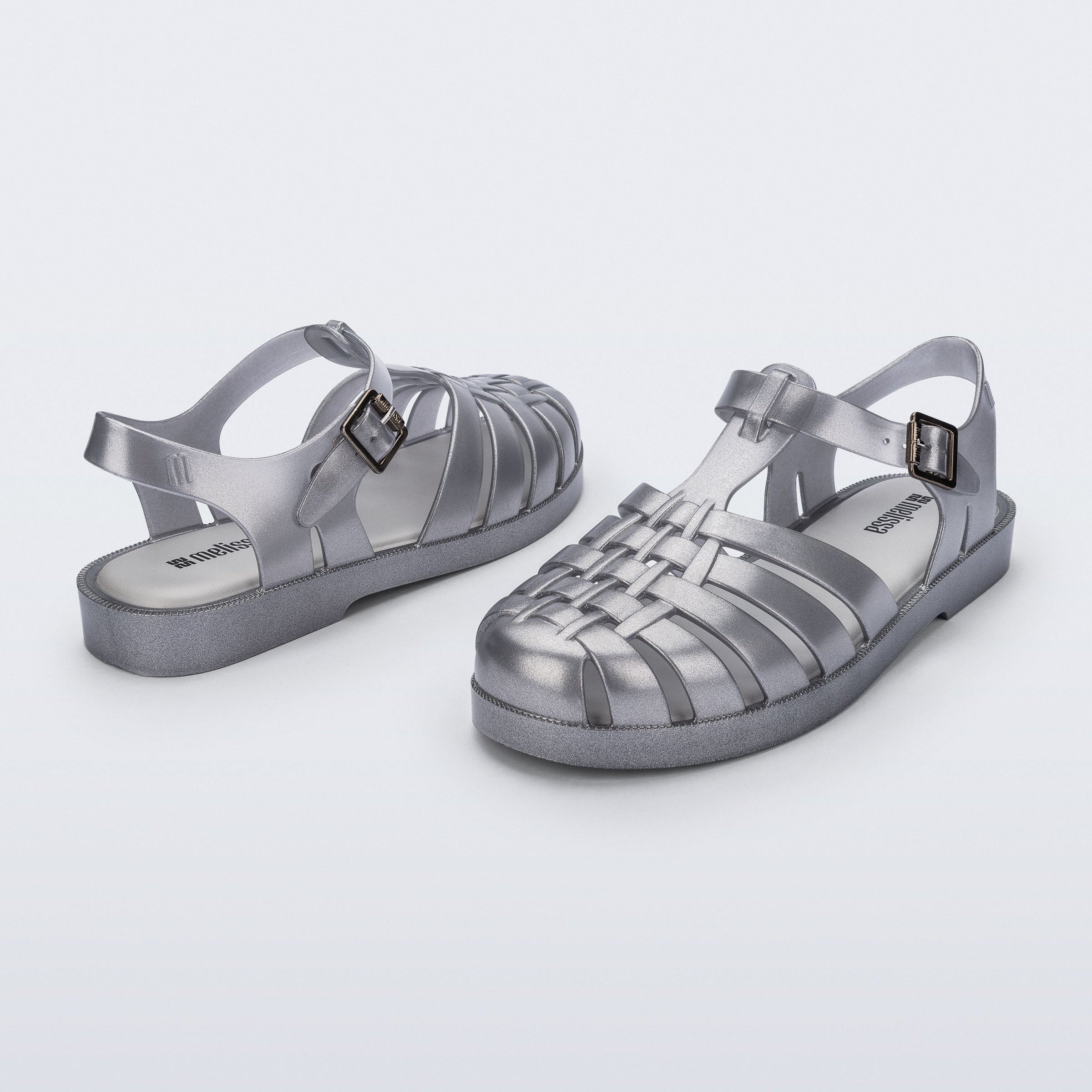 Melissa Possession Magic AD Silver Sandały Damskie Srebrne