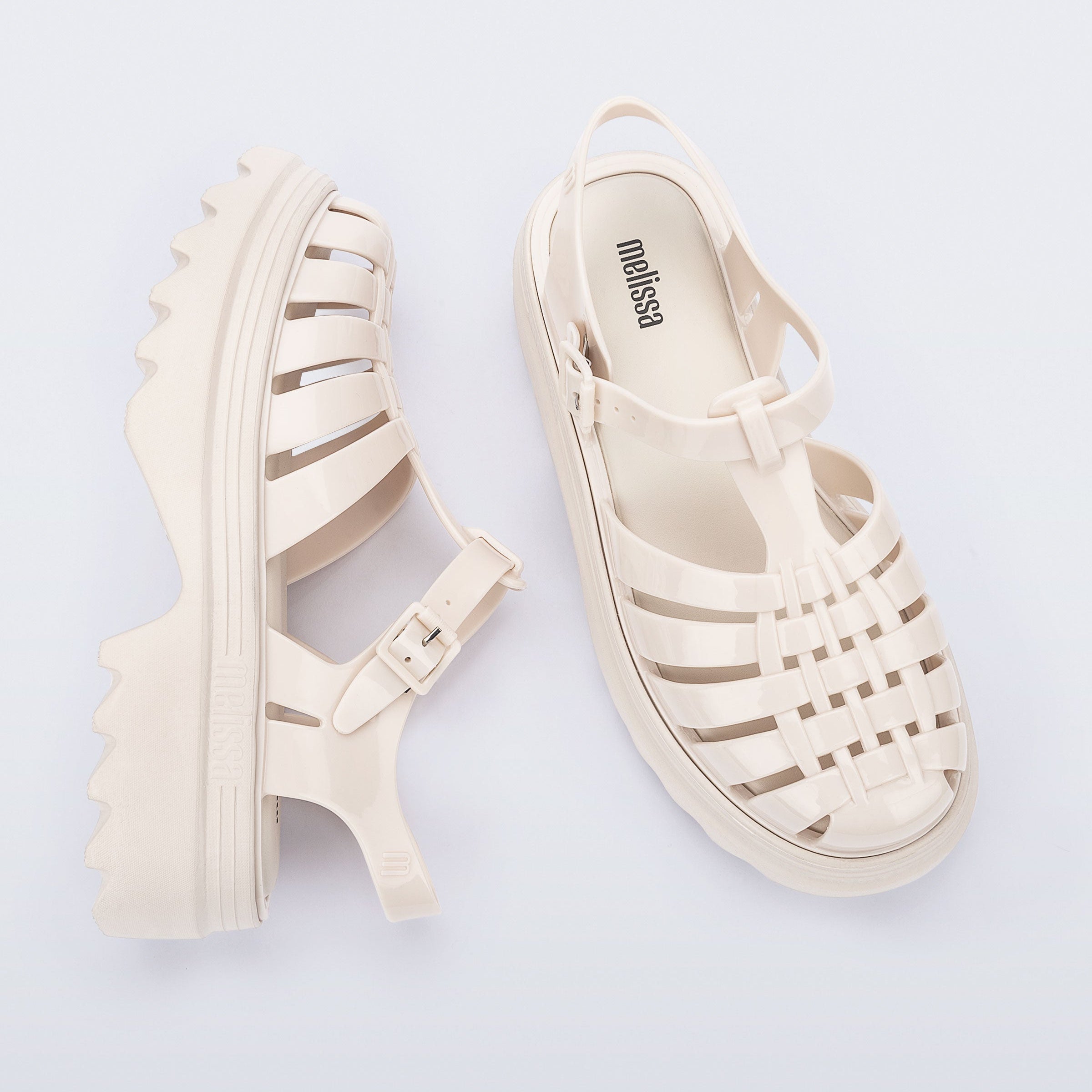 Melissa Possession Platform II AD Beige Sandały Na Platformie Damskie Beżowe