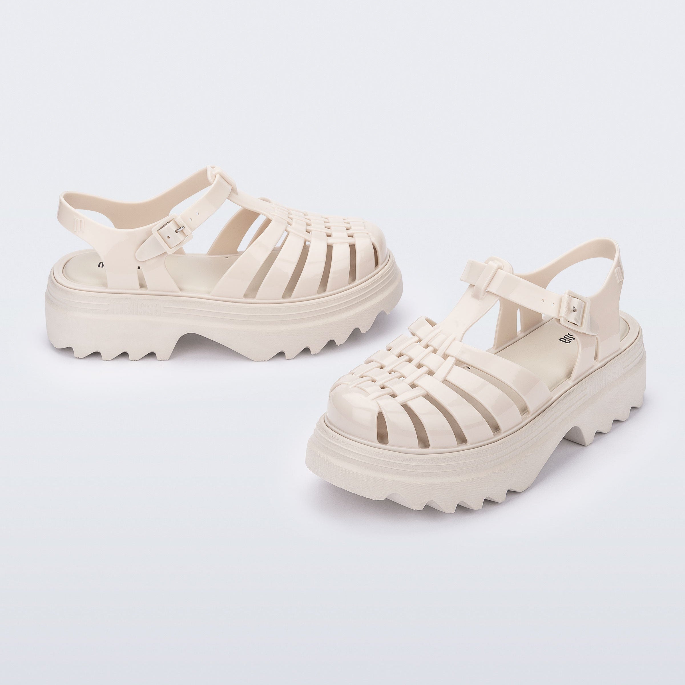 Melissa Possession Platform II AD Beige Sandały Na Platformie Damskie Beżowe
