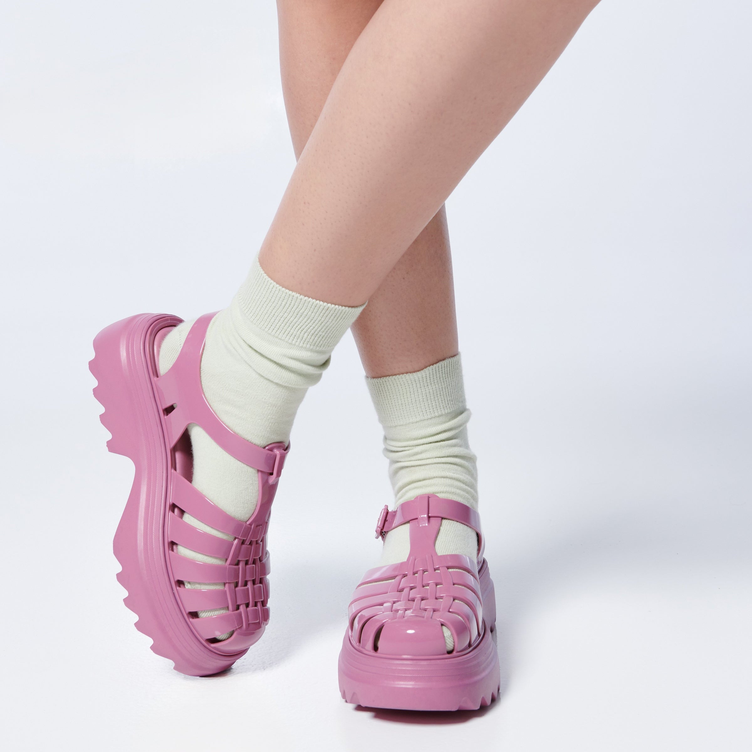 Melissa Possession Platform II AD Lilac Sandały Na Platformie Damskie Liliowe