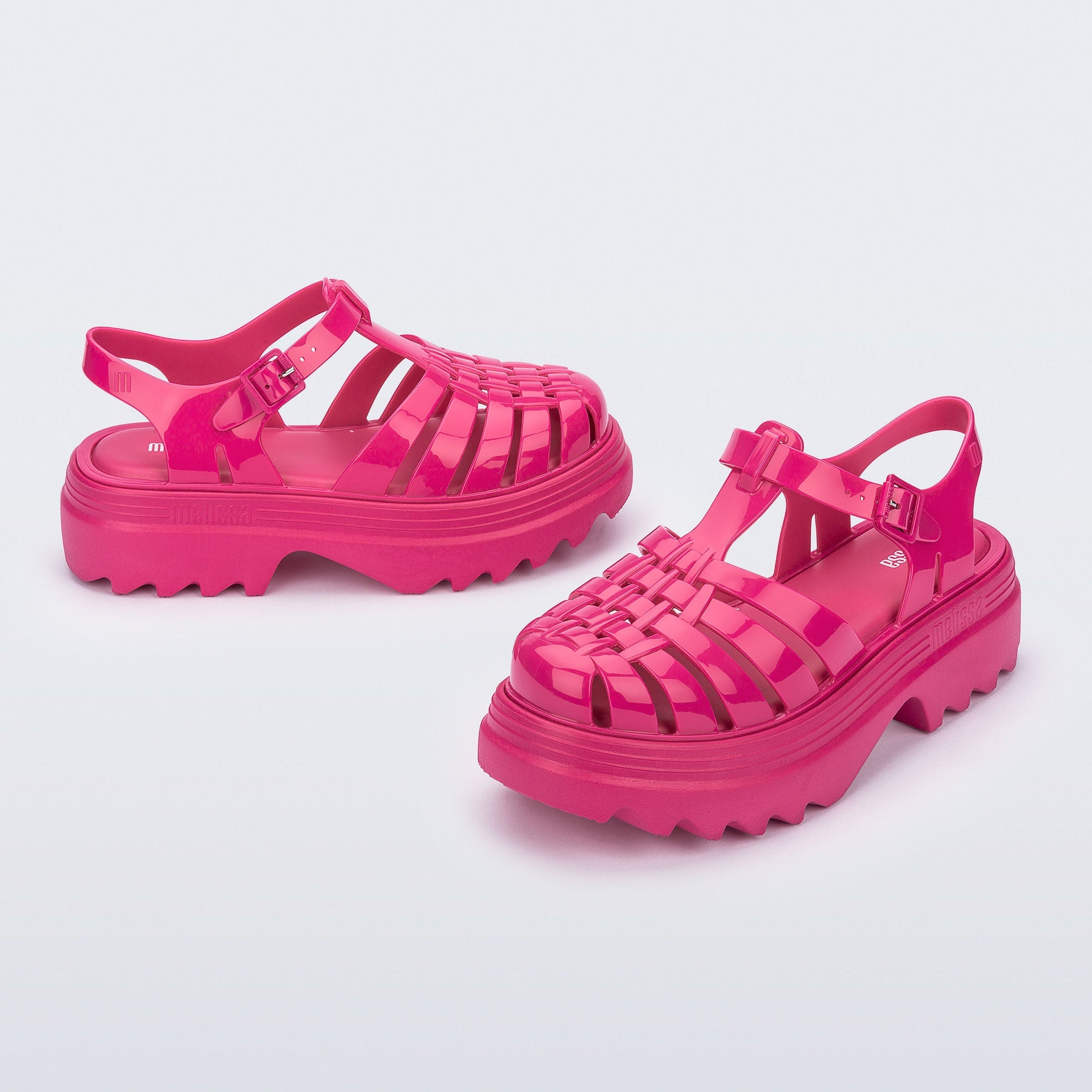 Melissa Possession Platform II AD Pink Sandały Na Platformie Damskie Różowe