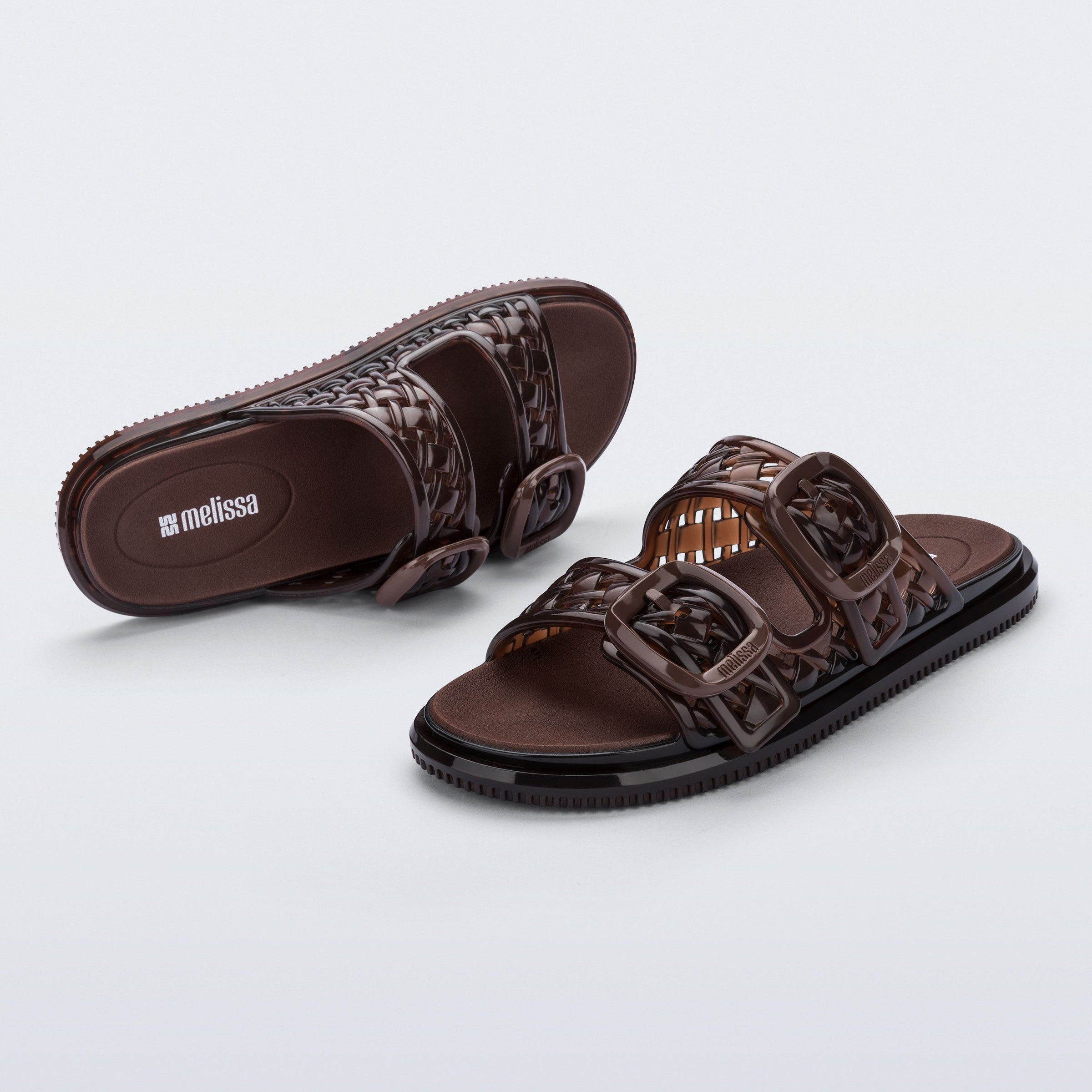 Melissa Possession Slip AD Brown Sandały Damskie Brązowe