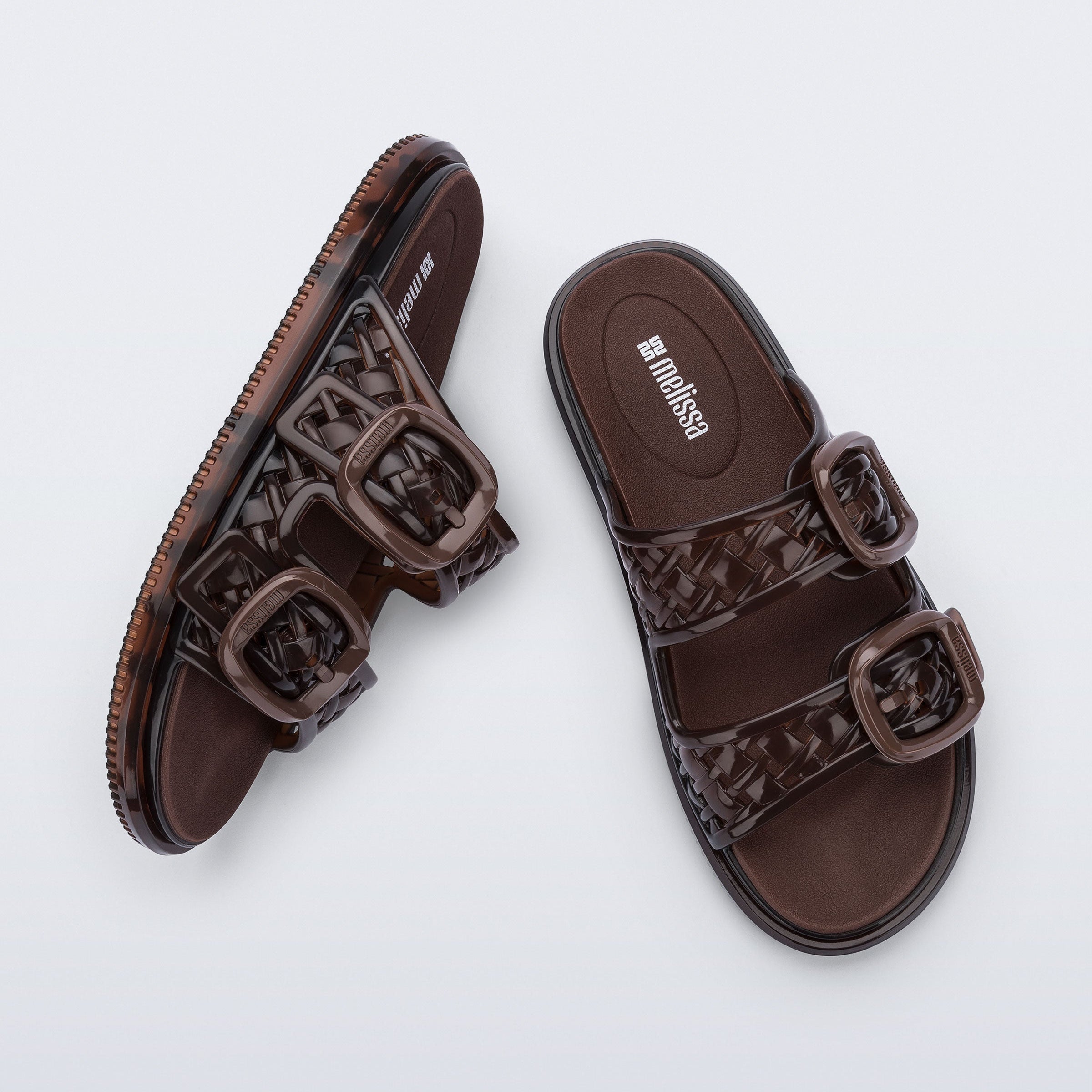 Melissa Possession Slip AD Brown Sandały Damskie Brązowe