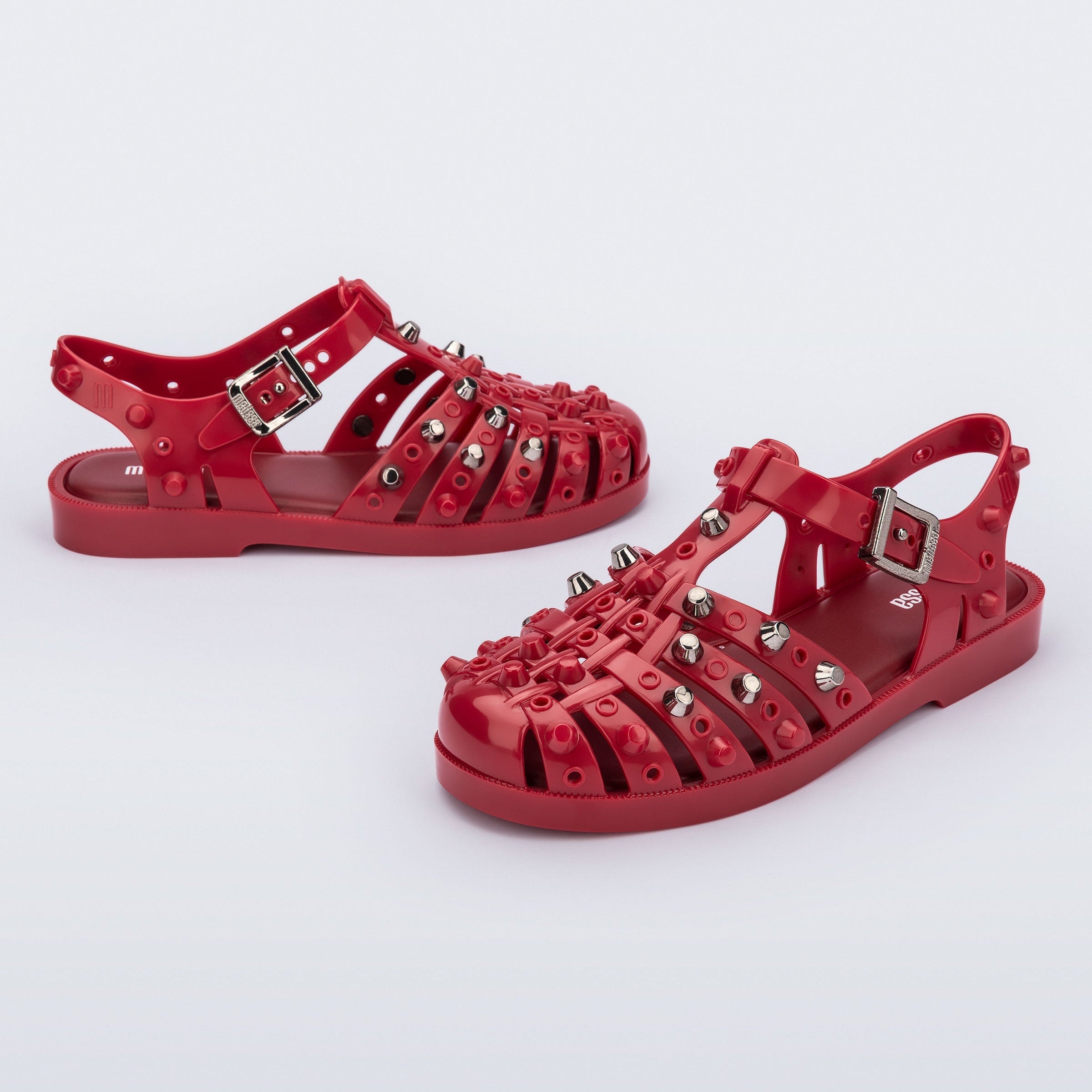 Melissa Possession Studs AD Red Sandały Damskie Czerwone