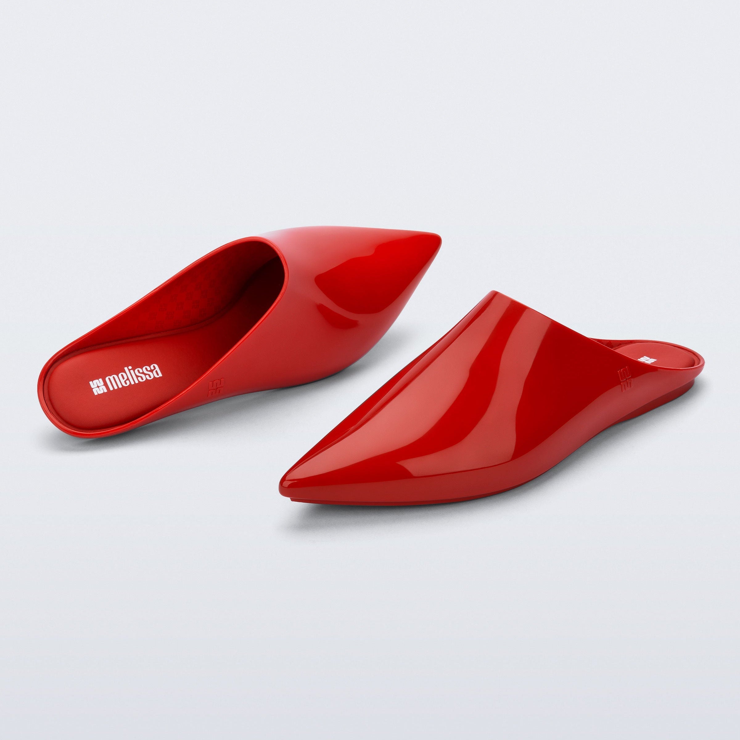 Melissa She II AD Red Klapki Damskie Czerwone