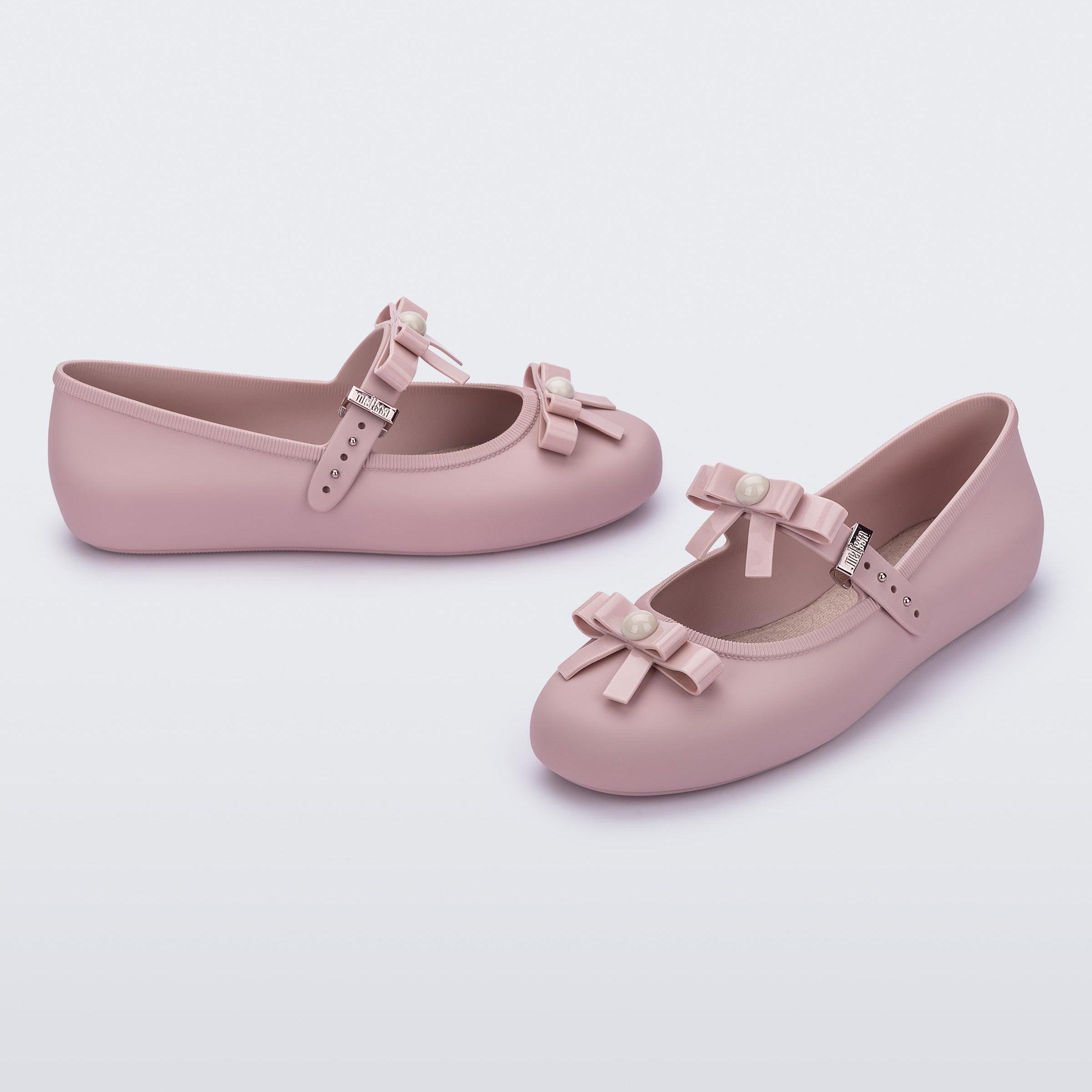 Melissa Soft Ballerina Bow AD Pink Baleriny Damskie Różowe