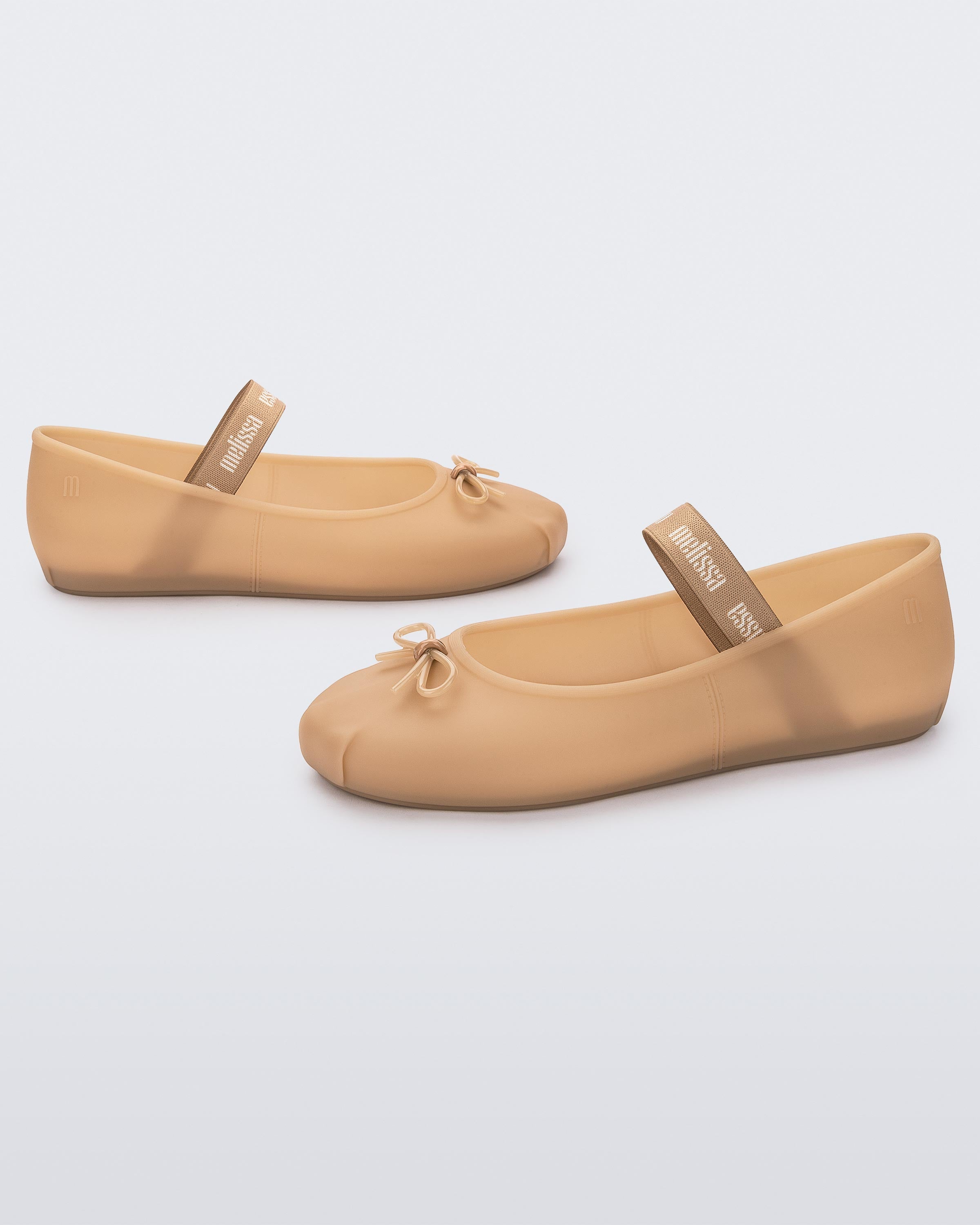 Melissa Sophie Ad Milky Beige Baleriny Damskie Beżowe