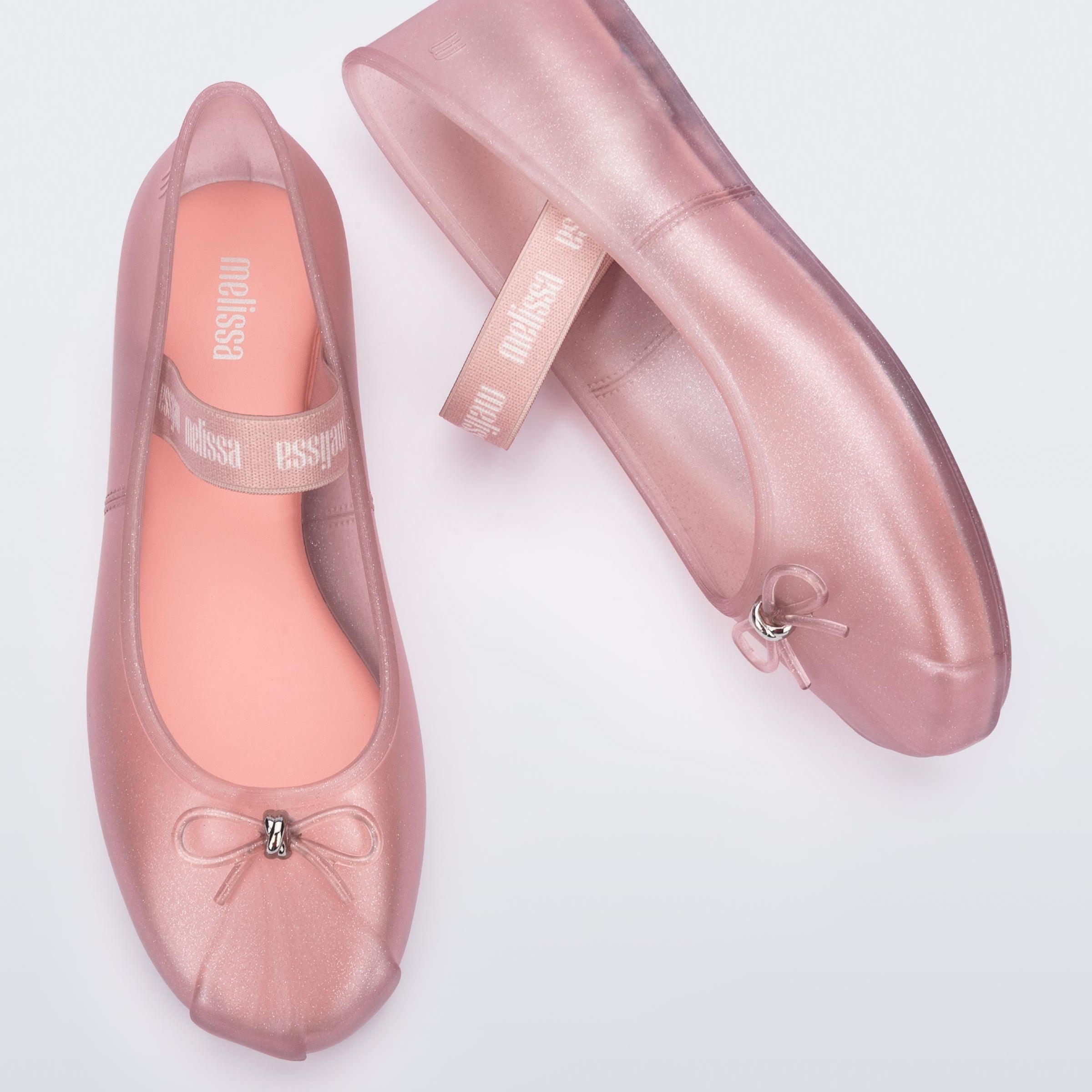 Melissa Sophie Ad Pearly Pink Baleriny Damskie Perłowe Różowe