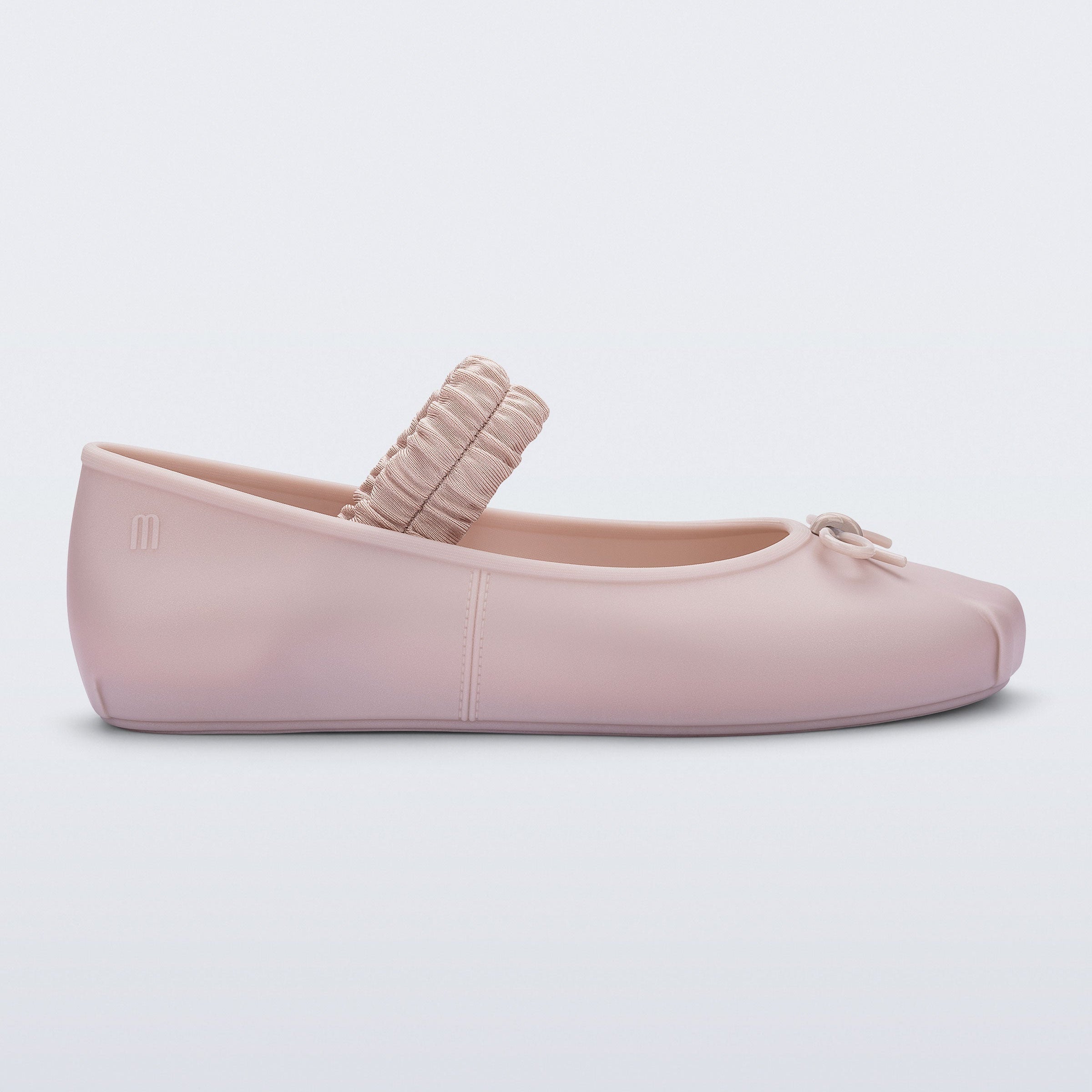 Melissa Sophie Scrunch AD Metallic Pink Baleriny Damskie Różowe