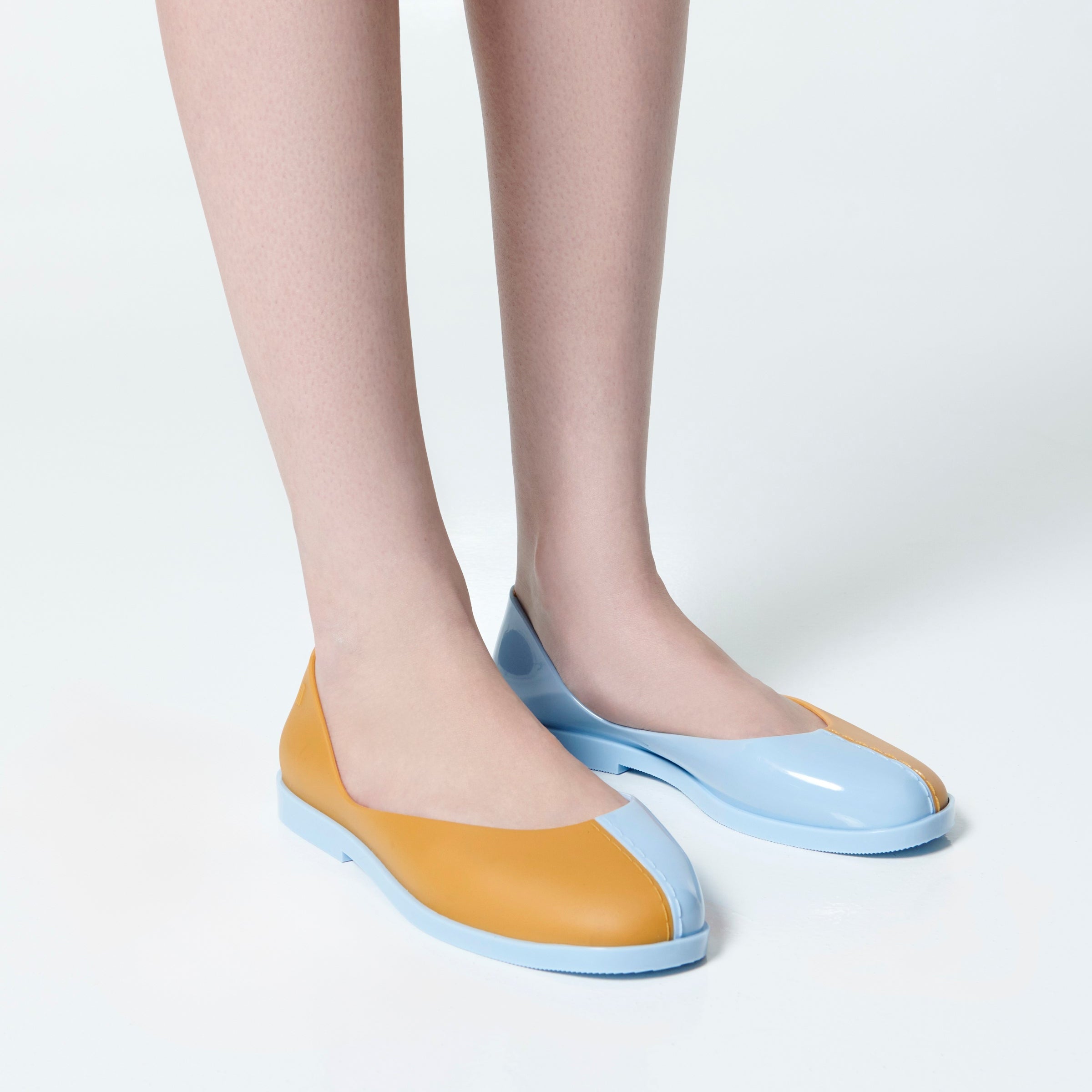 Melissa Switch Ad Blue / Brown Baleriny Damskie Niebiesko-Brązowe