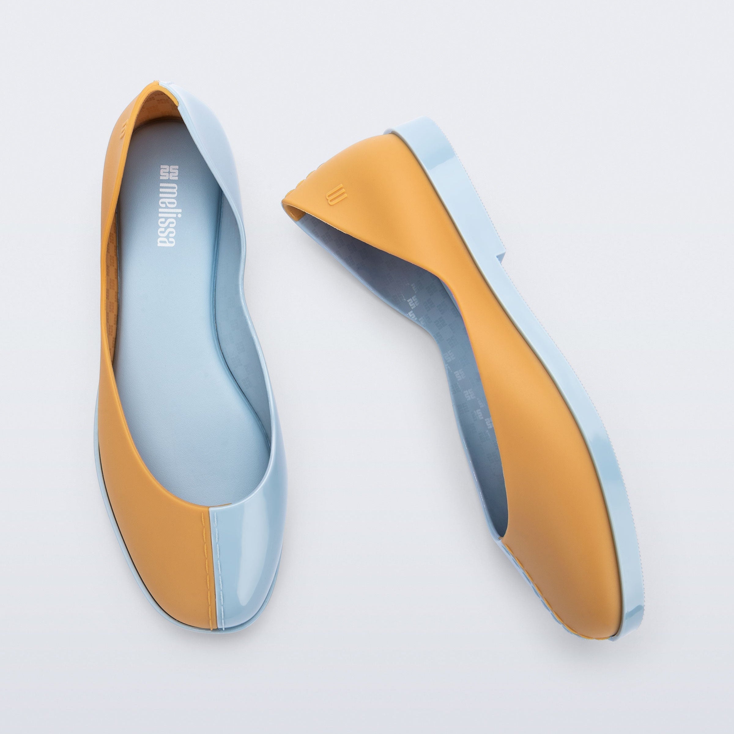 Melissa Switch Ad Blue / Brown Baleriny Damskie Niebiesko-Brązowe