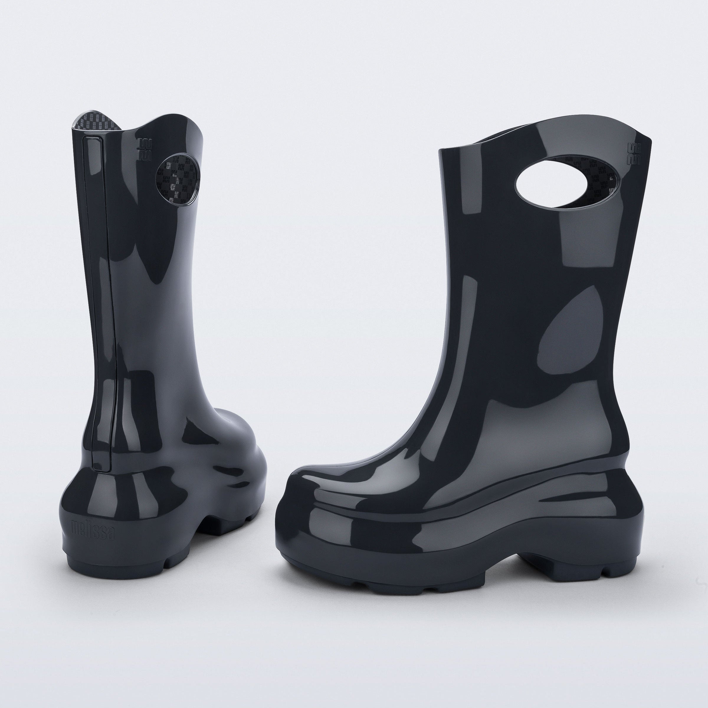 Melissa Ultra Boot AD Grey Kalosze Damskie Szare