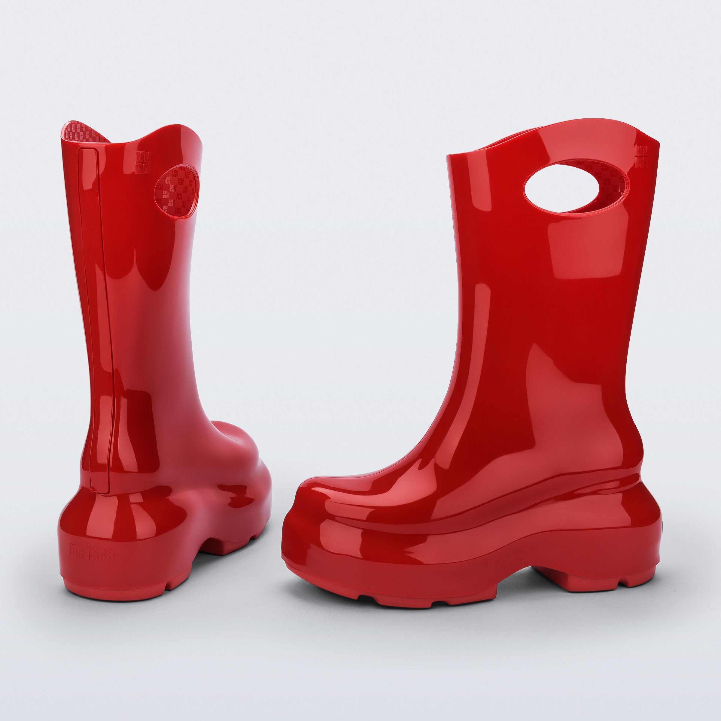 Melissa Ultra Boot AD Red Kalosze Damskie Czerwone