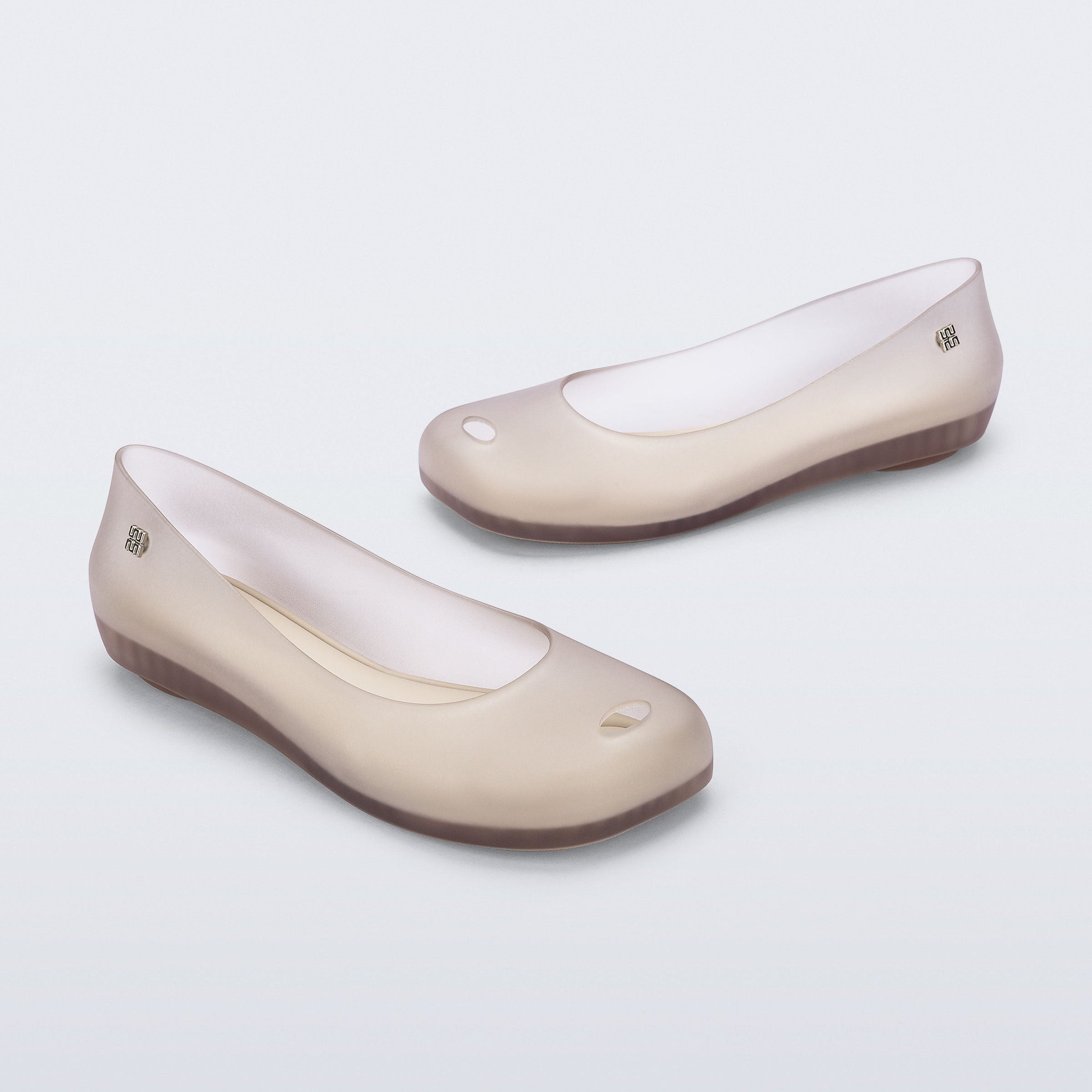 Melissa Ultragirl Futura AD Clear Beige Baleriny Damskie Beżowe