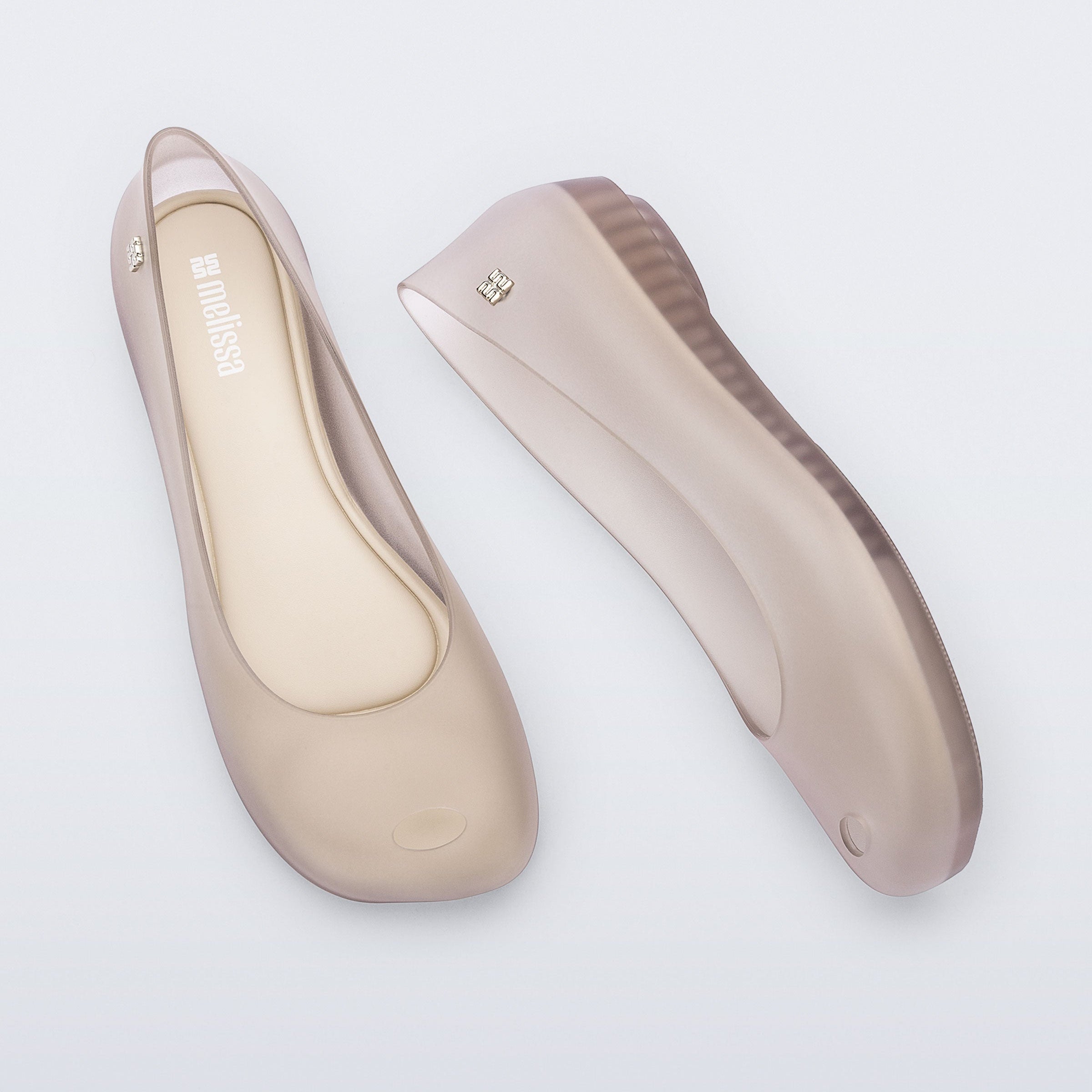 Melissa Ultragirl Futura AD Clear Beige Baleriny Damskie Beżowe