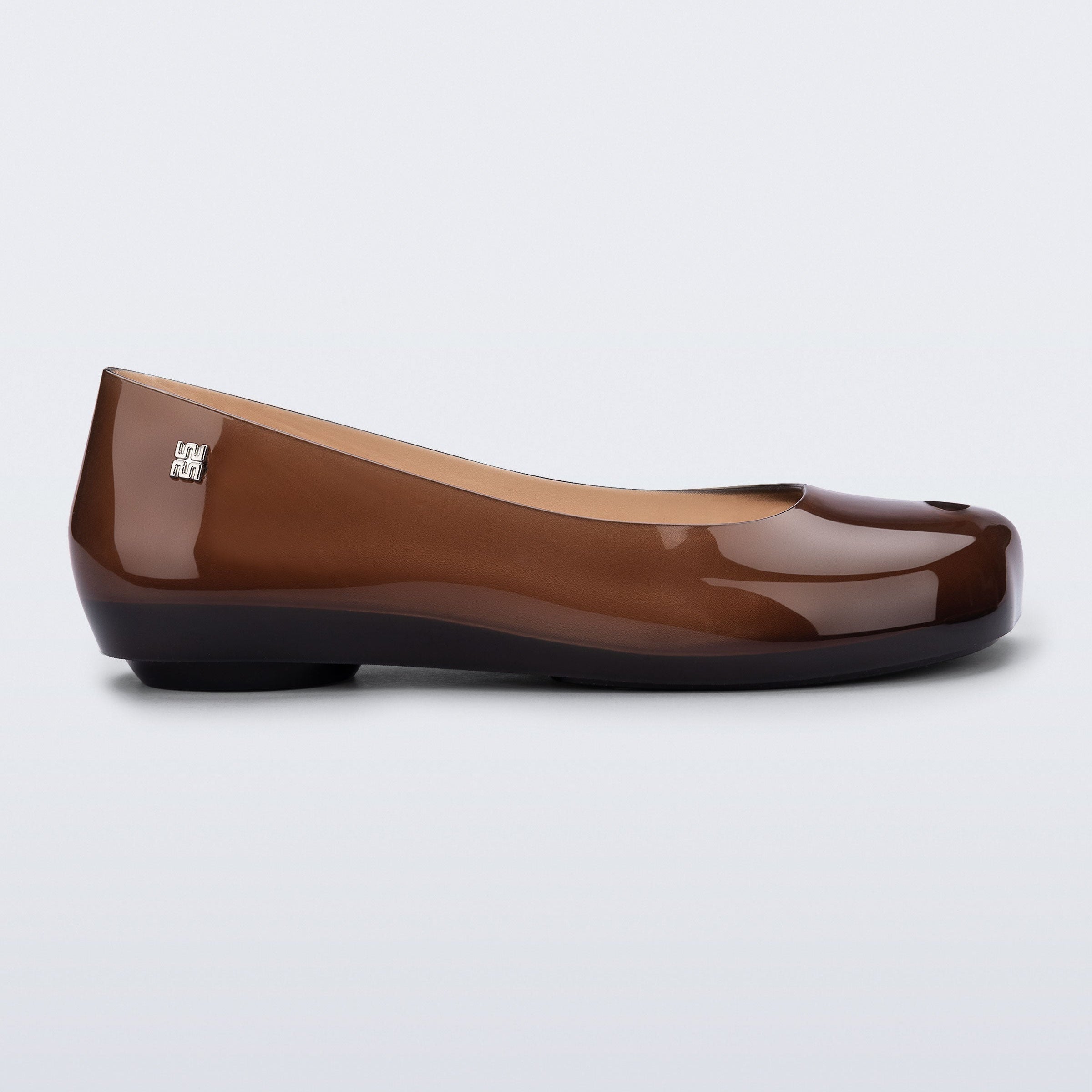 Melissa Ultragirl Futura AD Clear Brown Baleriny Damskie Brązowe