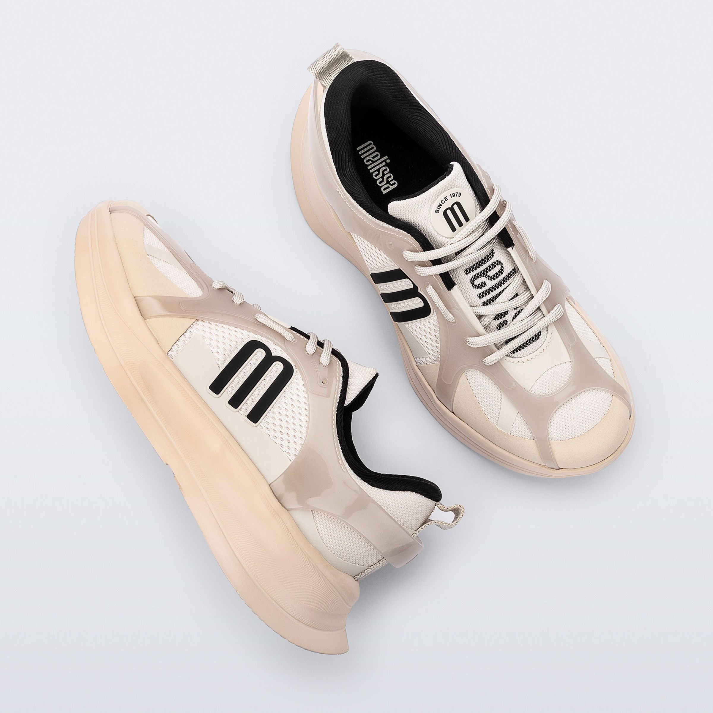 Melissa X Beat I Ad Off White Sneakersy Damskie Białe
