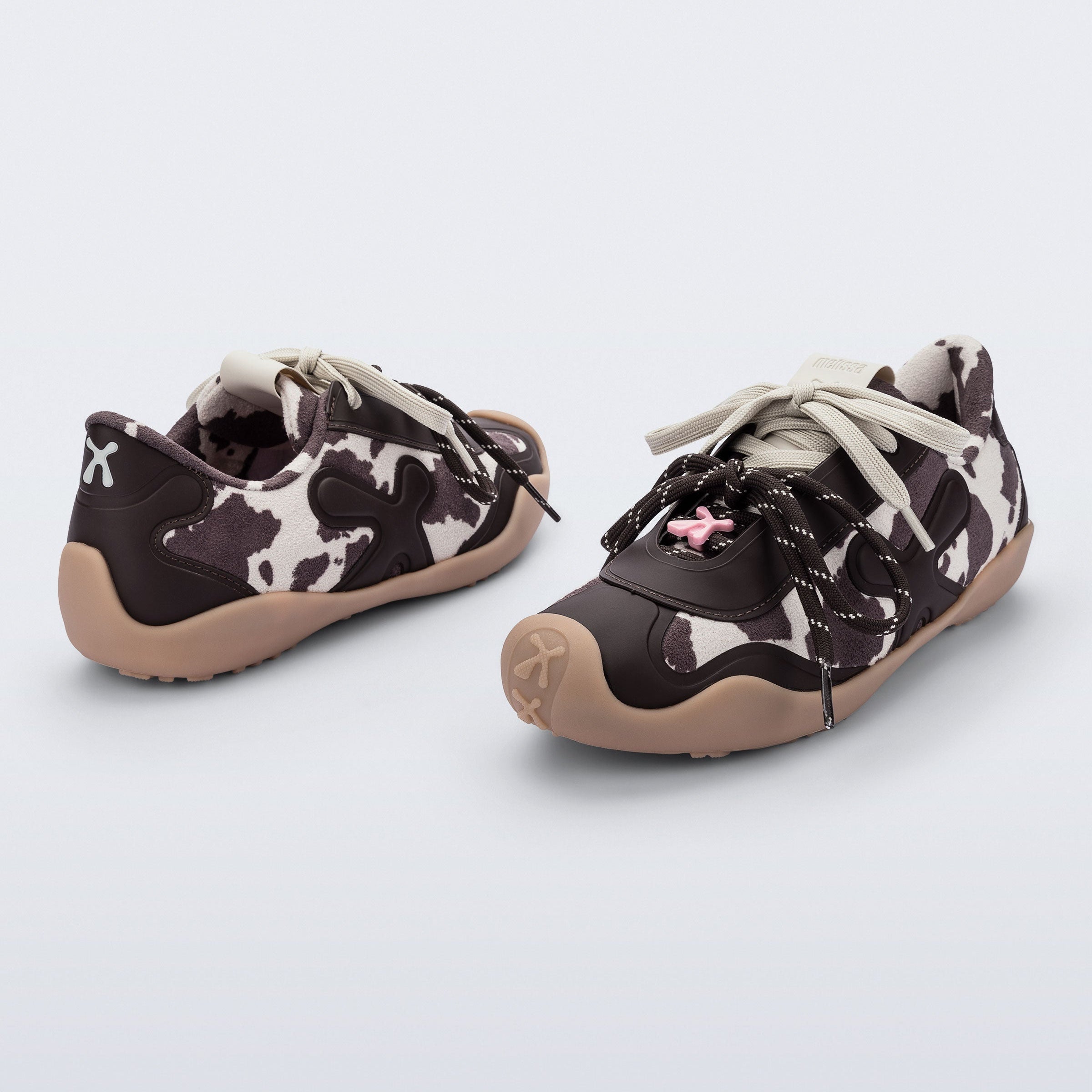 Melissa X Bend Ad Beige / Brown Sneakersy Damskie Brązowe